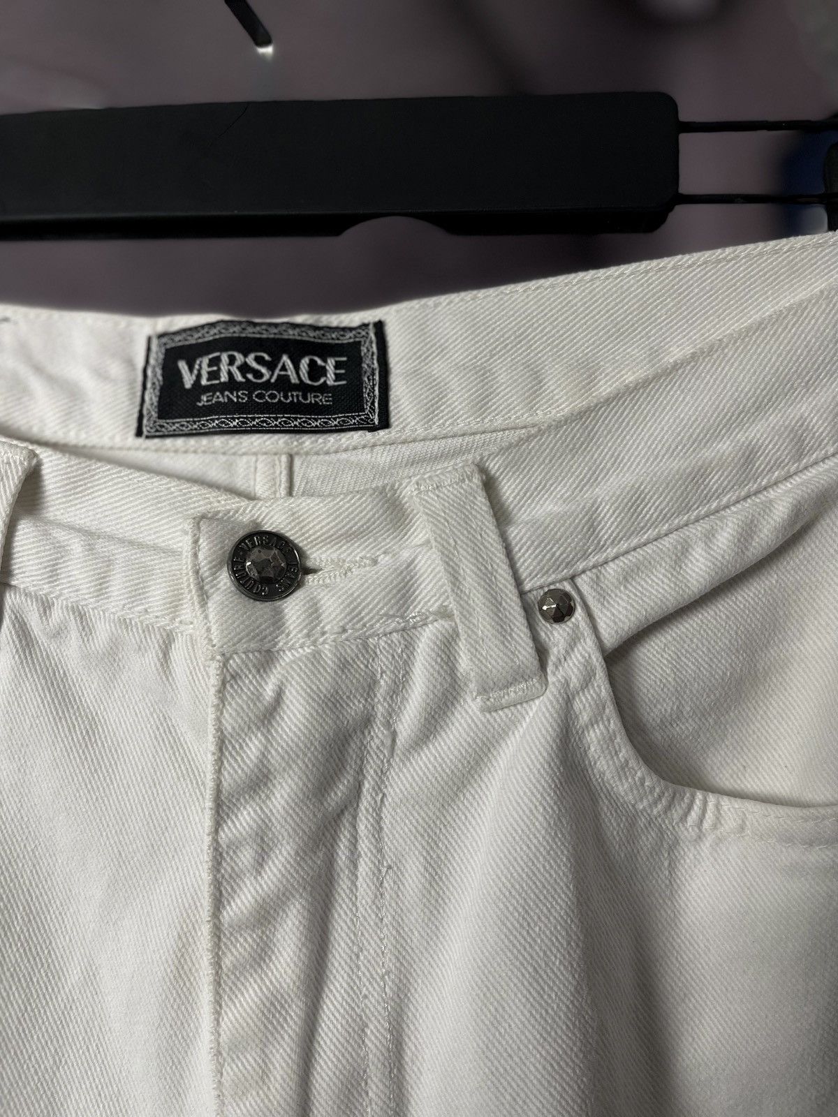 Versace Jeans Couture White Italy 31/45 Vintage Denim