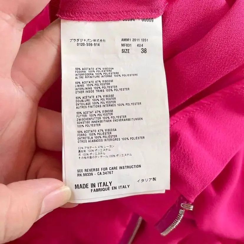Miu Miu MIU MIU Pink Sleeveless Dress Size 38 Size XS / US 0-2 / IT 36-38 - 7 Thumbnail