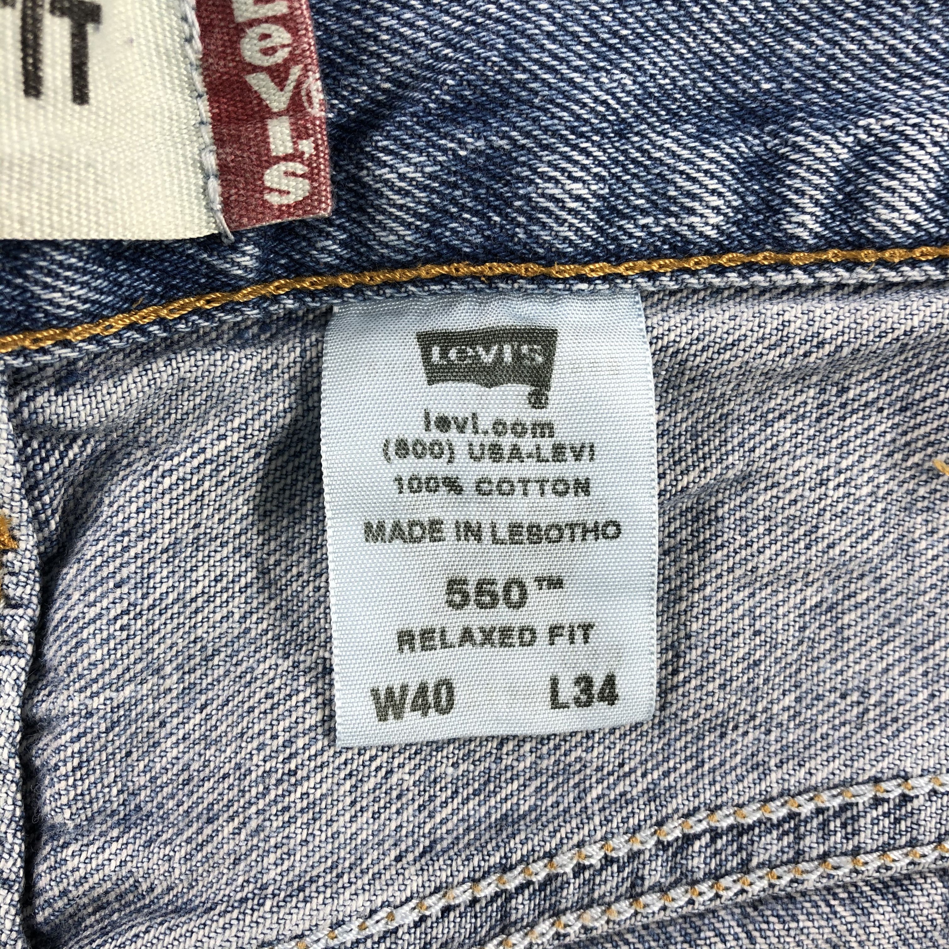 Levi's Vintage Light Wash Levis 550 Jeans-J2186 Size US 38 / EU 54 - 10 Thumbnail
