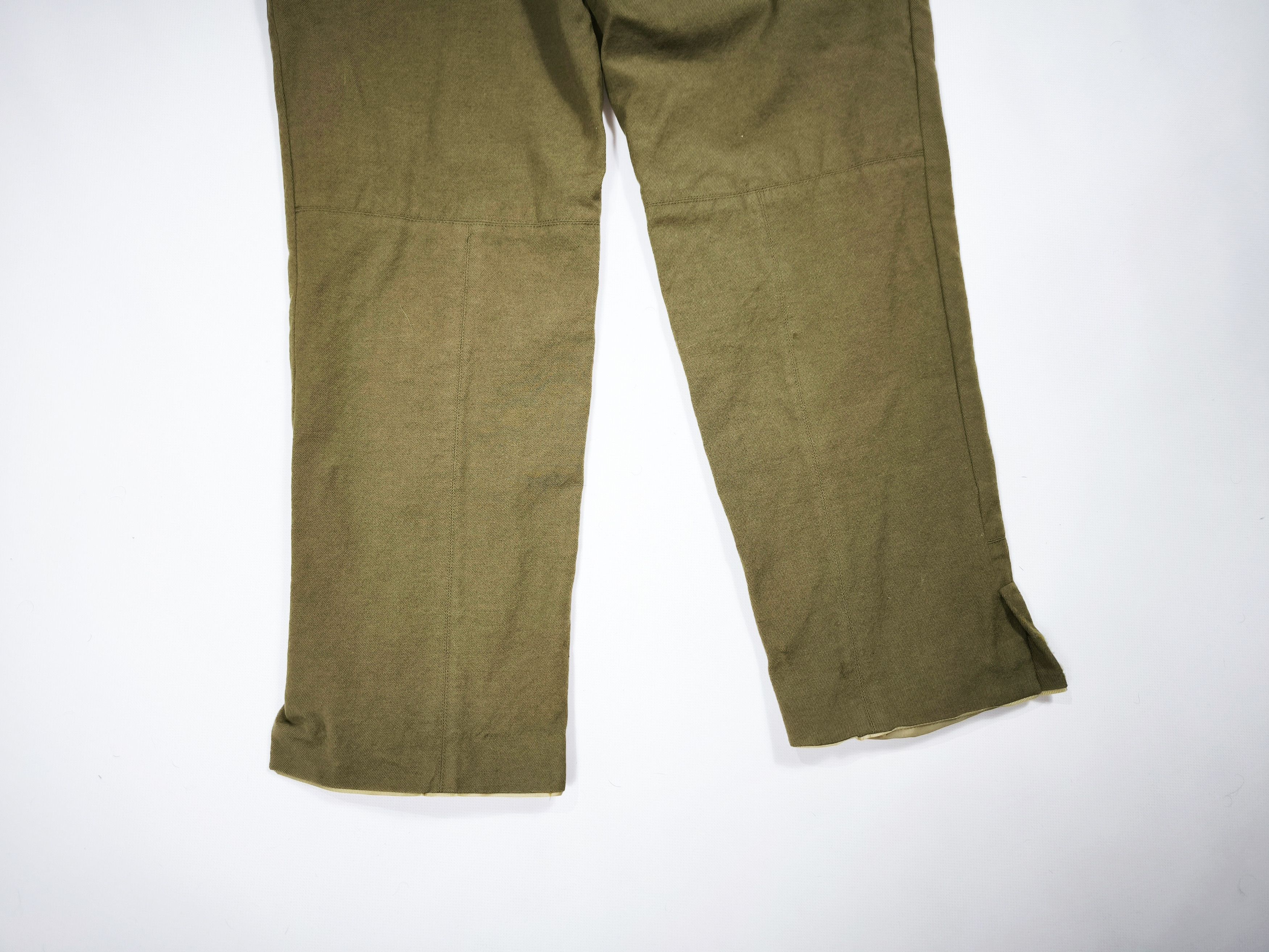 Dries Van Noten Vintage Dries Van Noten Wool Brown Pants Size W32 L30 Size US 32 / EU 48 - 9 Thumbnail