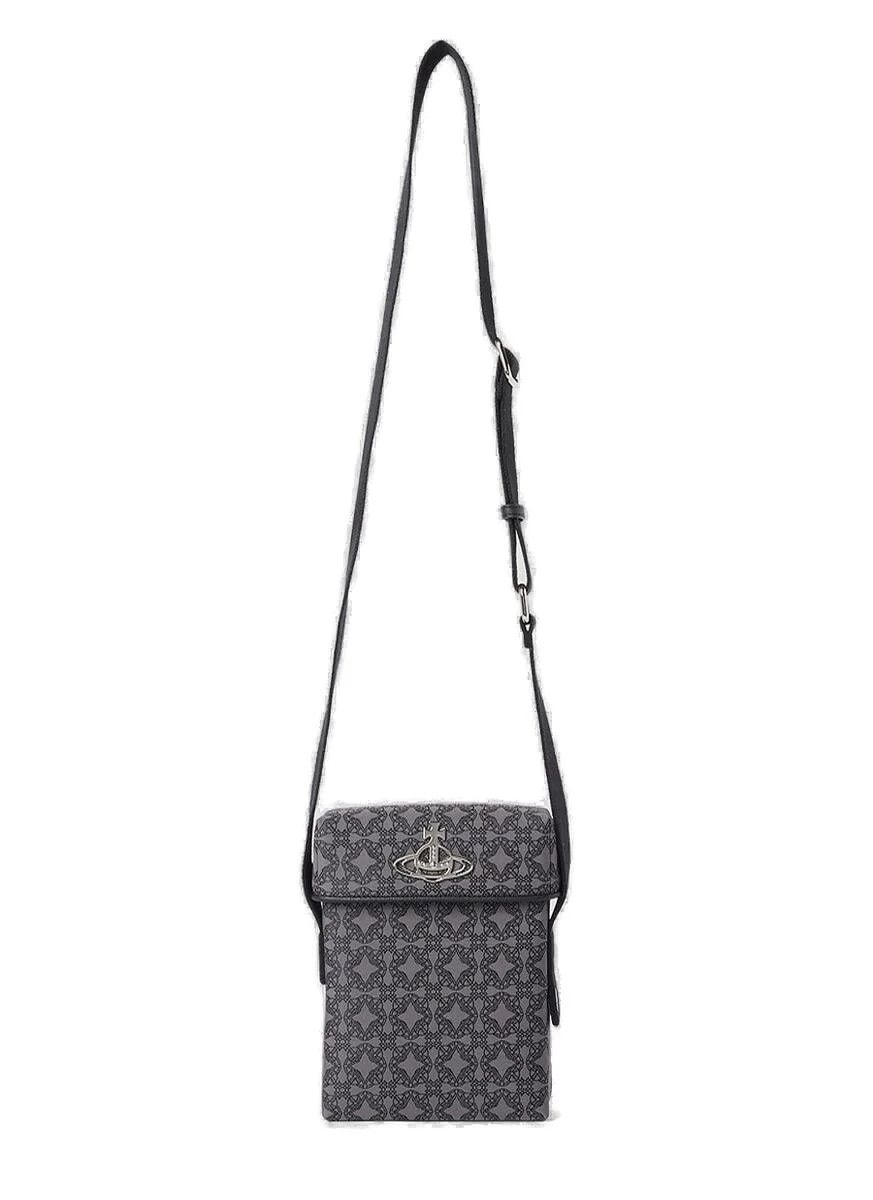 Vivienne Westwood o1y0525 Size : OS / Logo Crossbody Bag in Gray Size ONE SIZE - 1 Thumbnail