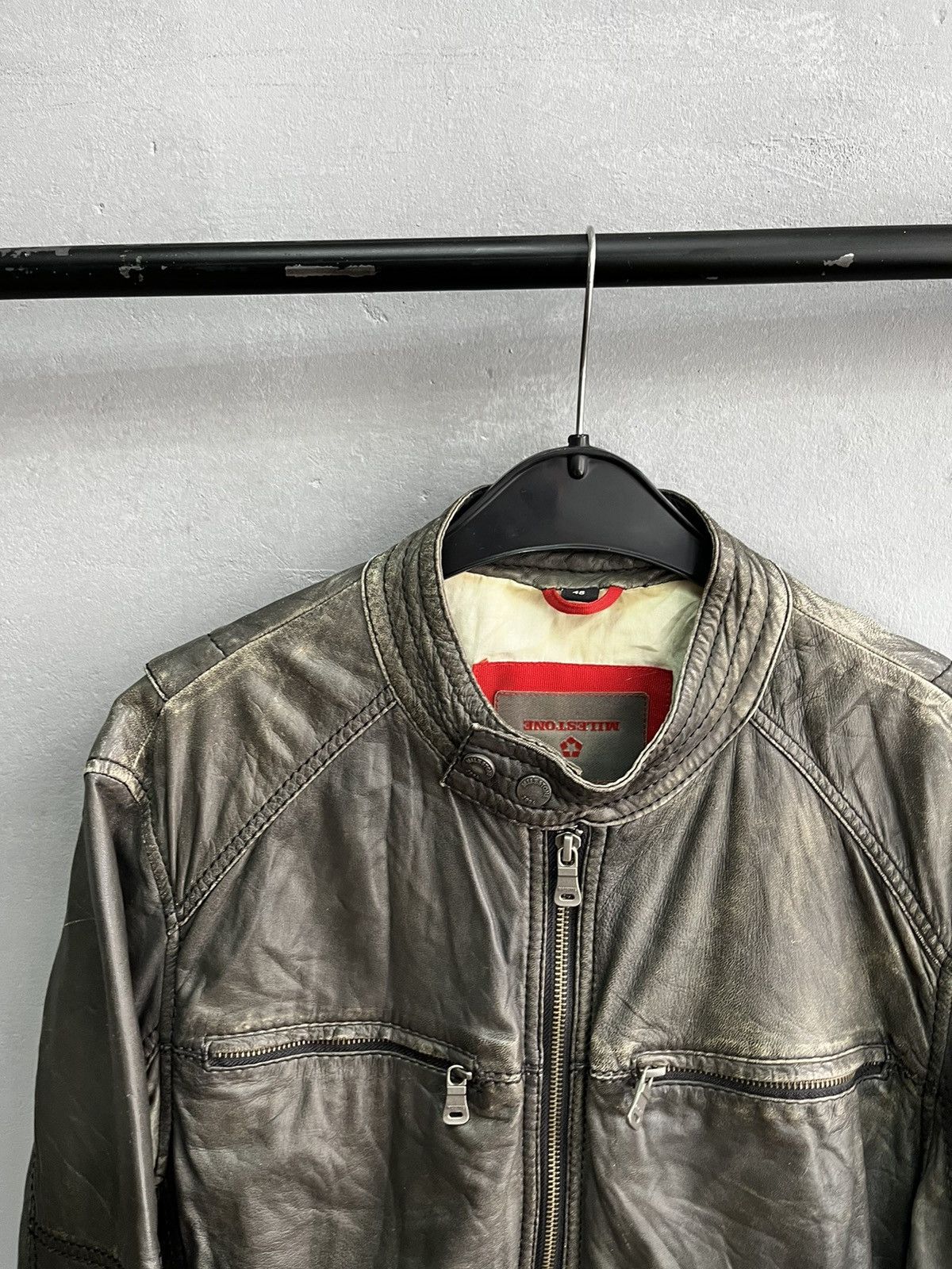 Milestone × Vintage milestone leather jacket Size US M / EU 48-50 / 2 - 5 Thumbnail
