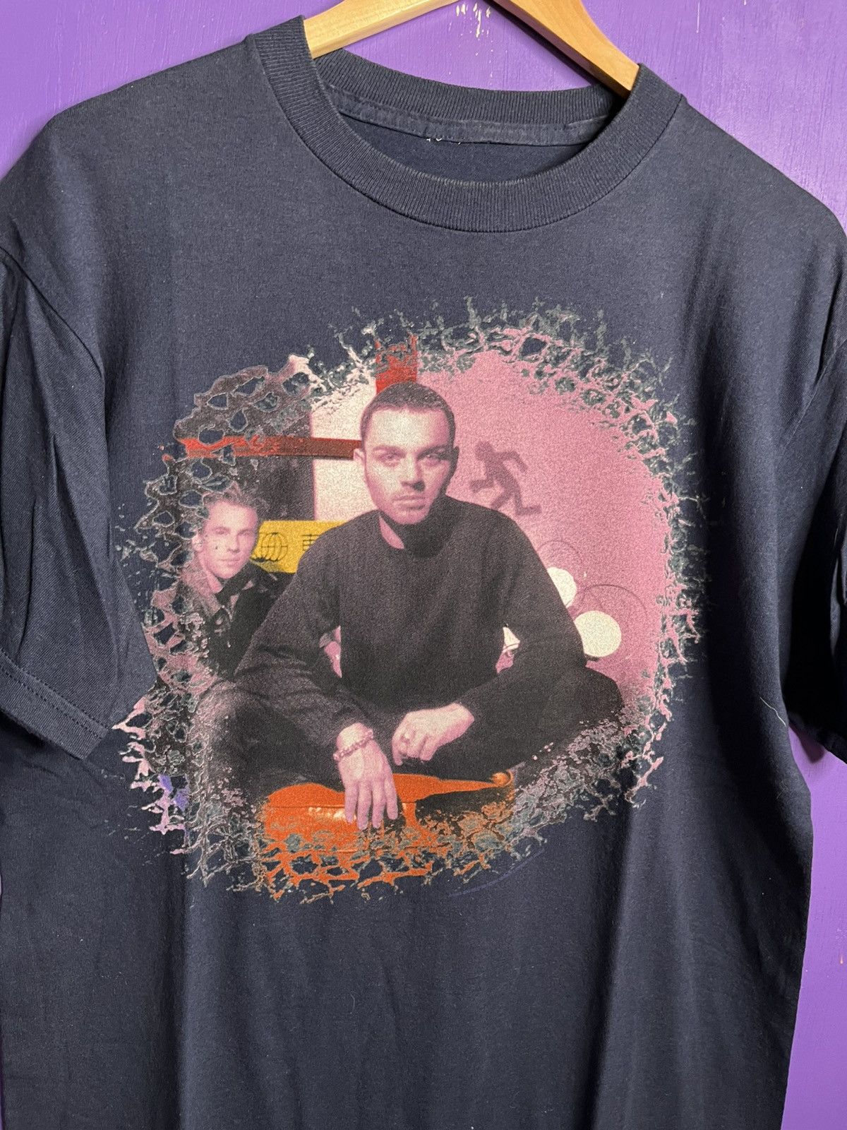 Band Tees × Vintage Vintage 1998 Savage Garden moon and back tour tee Size US L / EU 52-54 / 3 - 3 Thumbnail