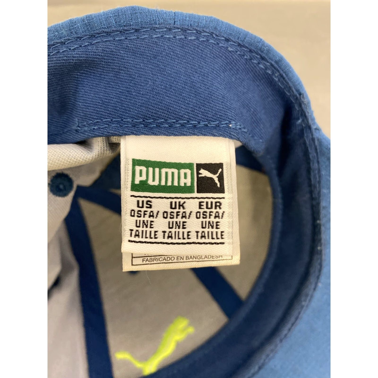 Puma PUMA Indigo Hat Cap Snapback Baseball Cap Polyester Adjustable Men Women Uno Size Indigo/Blue 912 Size ONE SIZE - 7 Thumbnail