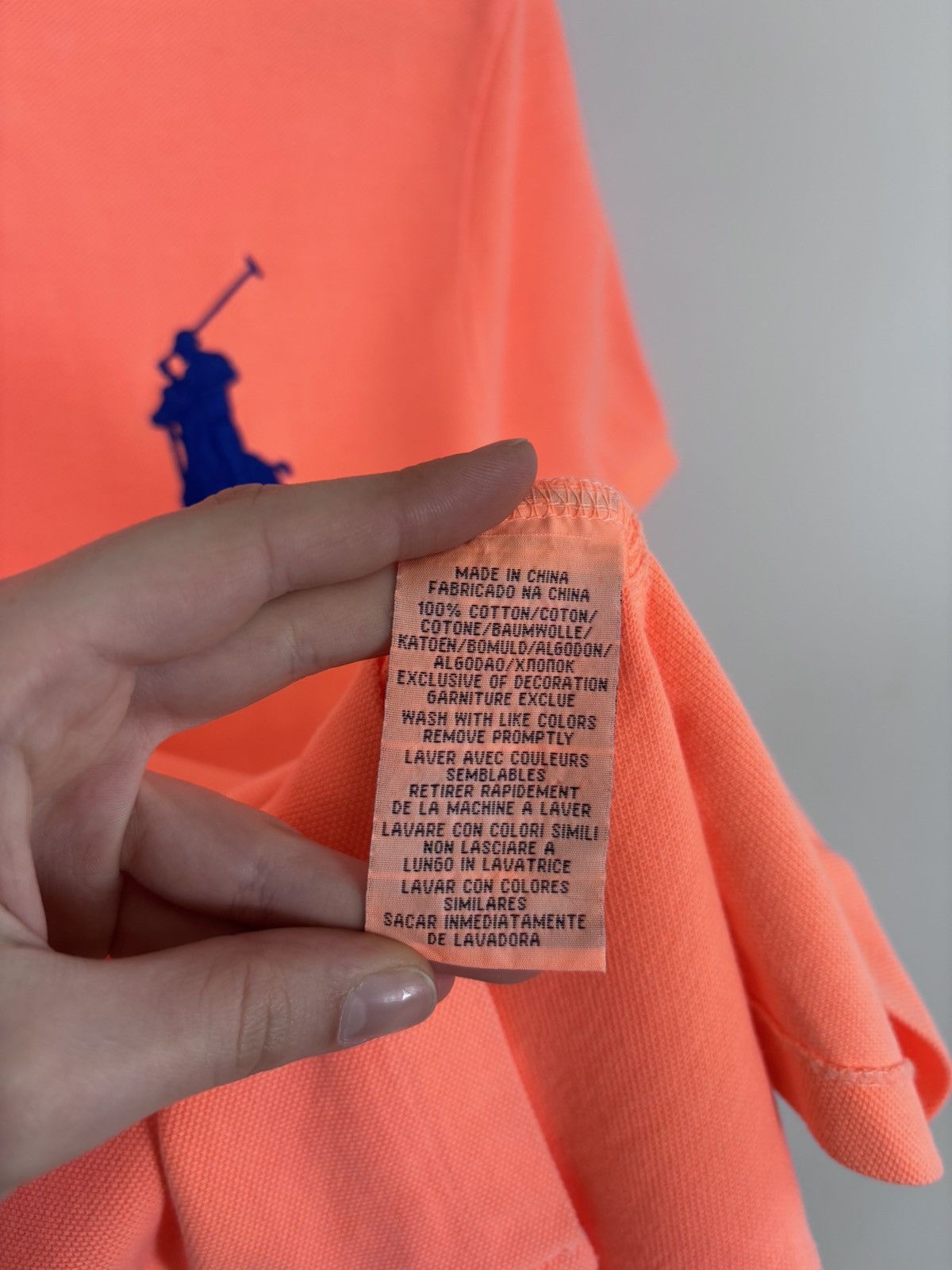 Polo Ralph Lauren Polo Ralph Lauren Vintage Men’s Orange 3 Big Pony Polo Shirt Size US S / EU 44-46 / 1 - 12 Thumbnail