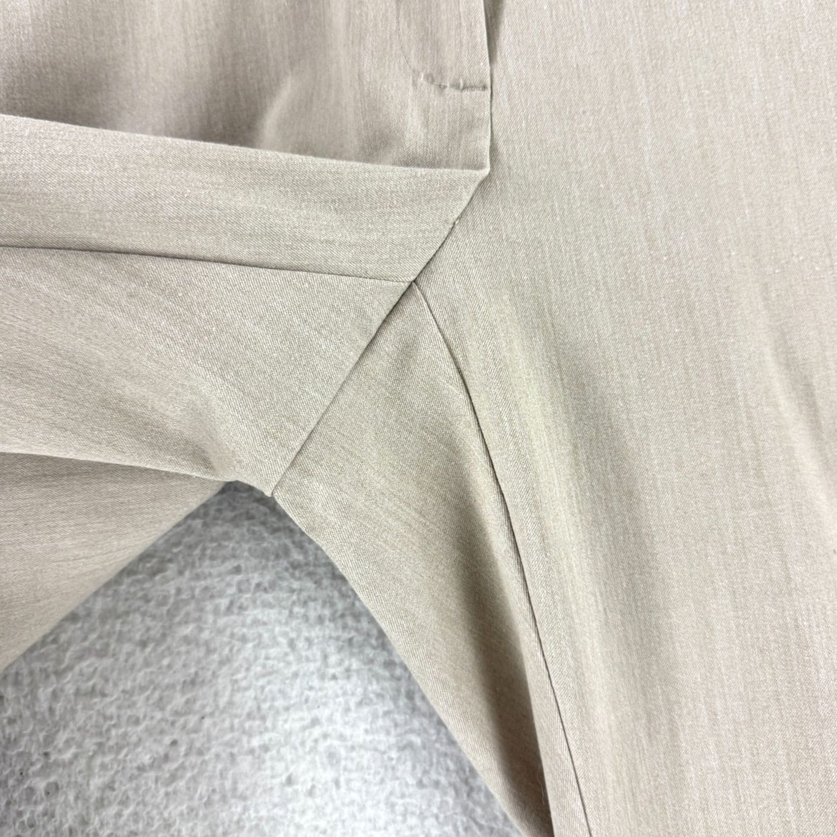 J. Jill J. Jill Dress Pants Womens Size 8 Beige Straight Leg Mid-Rise Work Wear Career Pants Size 30" / US 8 / IT 44 - 6 Thumbnail