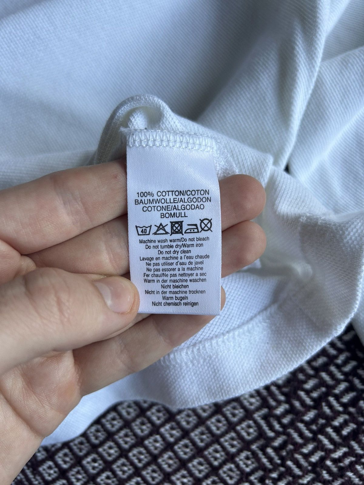 Burberry Vintage Burberry Long Sleeve Polo Solid Style Nova Check Size US S / EU 44-46 / 1 - 8 Thumbnail