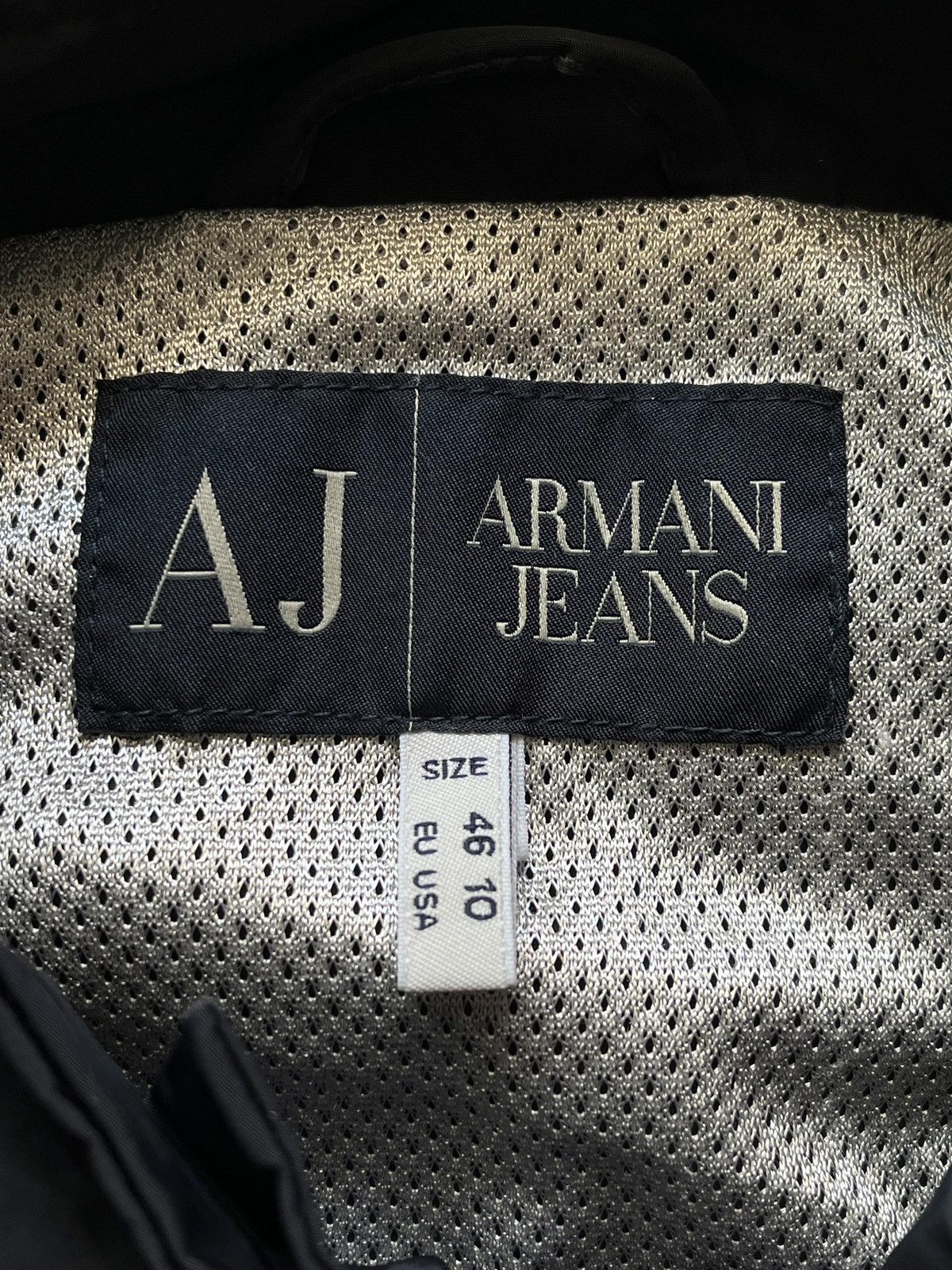 Emporio Armani Armani Jeans Jacket Sz 10 / M / 46 2010s Windbreaker Size M / US 6-8 / IT 42-44 - 9 Thumbnail