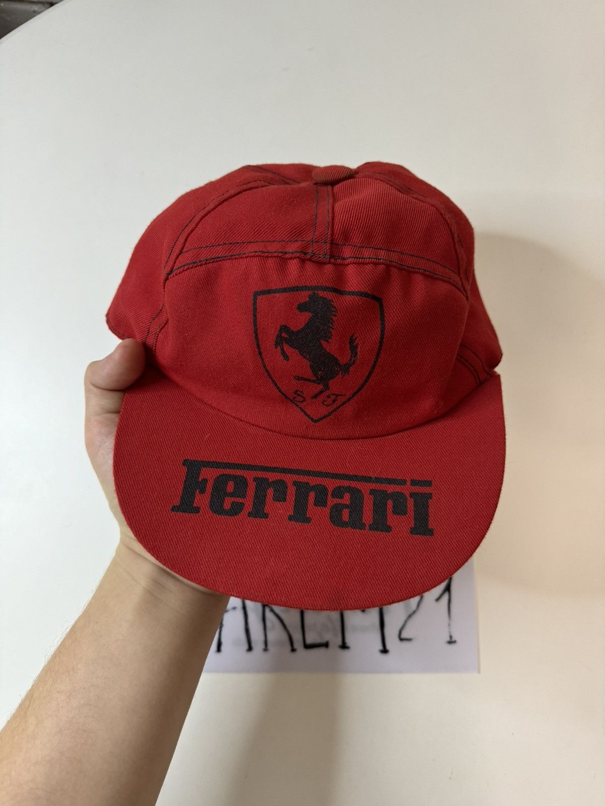 Vintage Ferrari vintage cap hat Size ONE SIZE - 2 Thumbnail