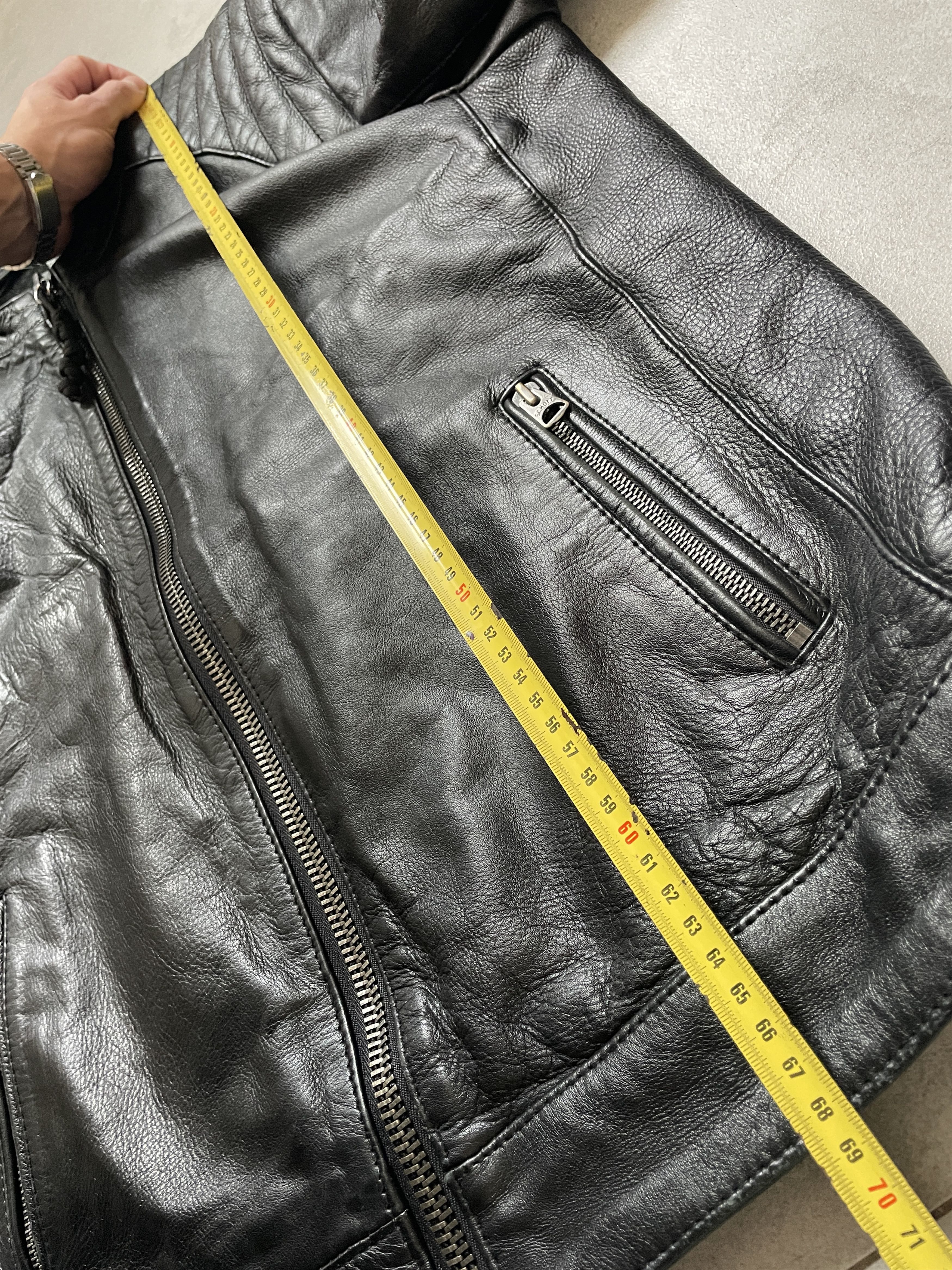 Schott SCHOTT BIKER SLIM FIT LEATHER JACKET Size US XL / EU 56 / 4 - 10 Thumbnail