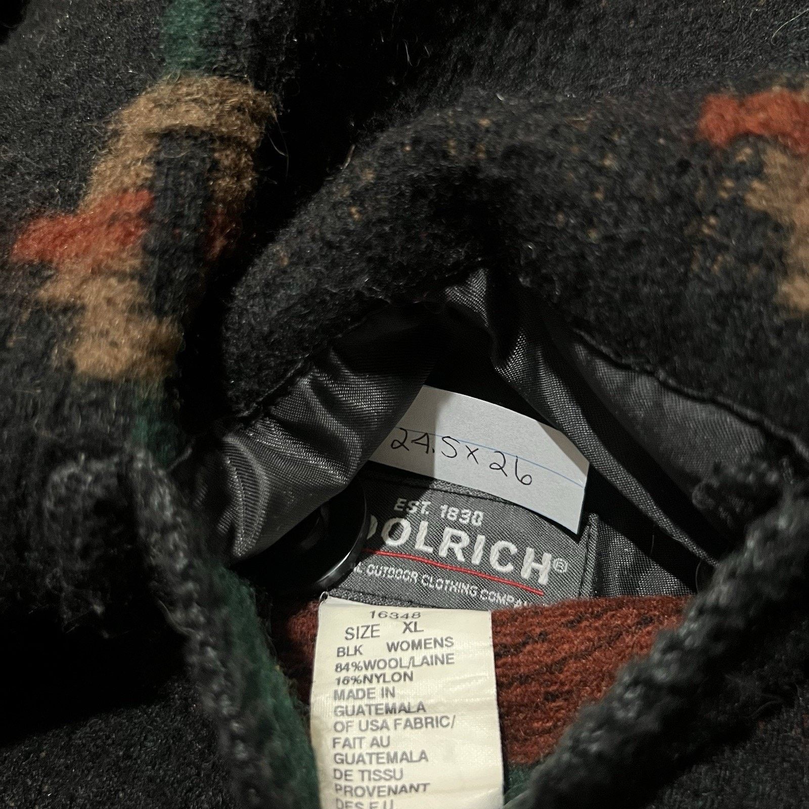 Vintage Woolrich Reversible Southwestern Wool Aztec Button Jacket Size XL / US 12-14 / IT 48-50 - 6 Thumbnail