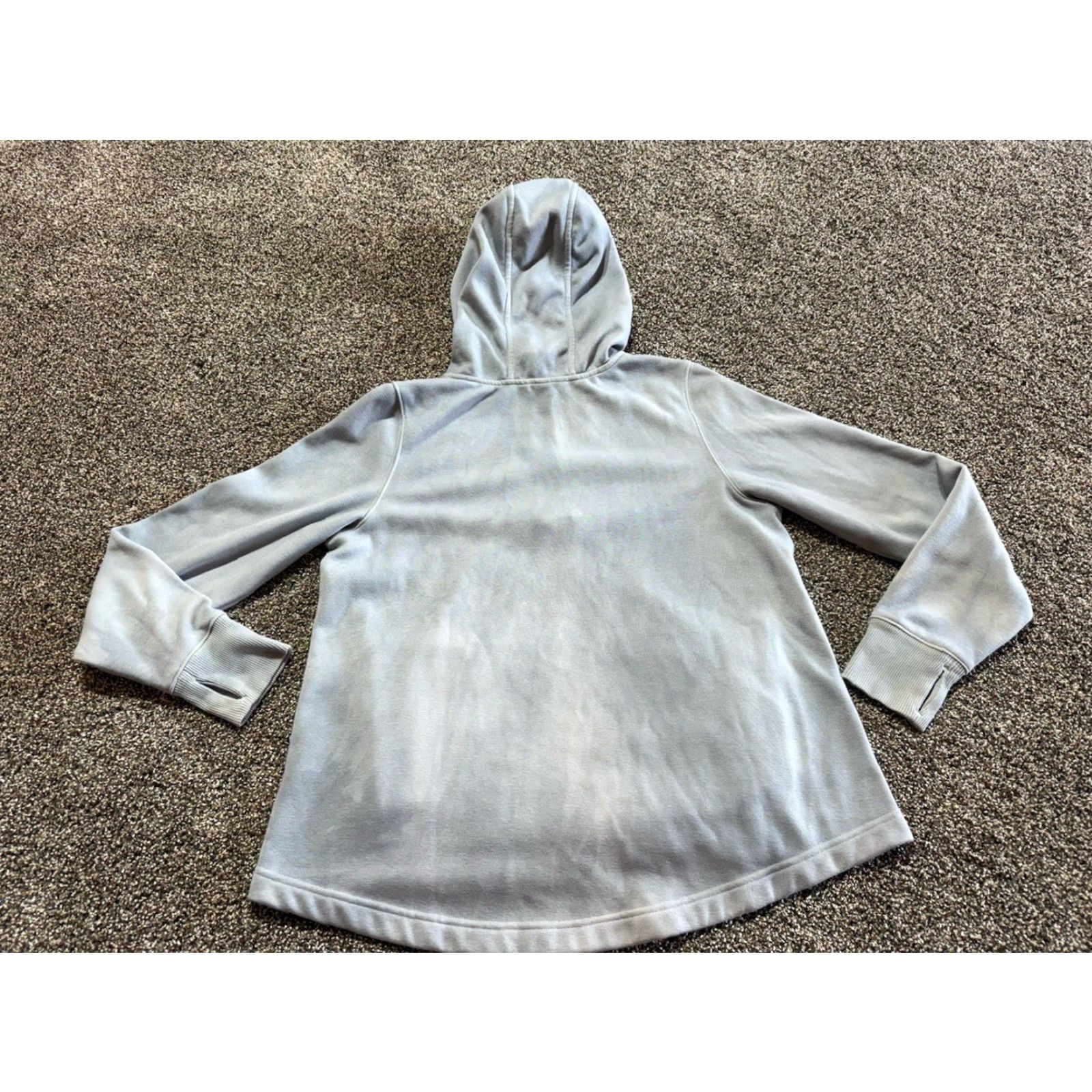 Athleta Athleta Hoodie Pullover S Gray Blue Quarter Zip Soft Thumb Hole Womens | Activewear | Athletic Fit | Regular Size Gray Size S / US 4 / IT 40 - 8 Thumbnail
