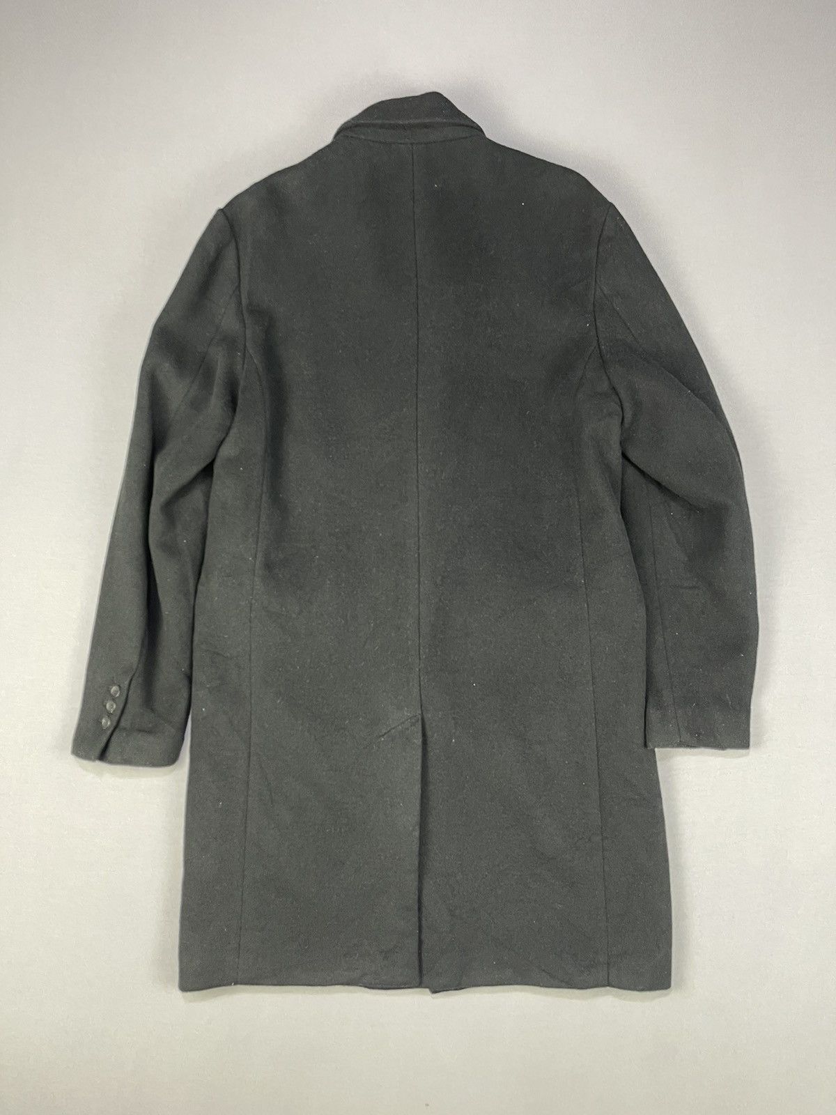 URBAN RESEARCH DOORS SENSE OF PLACE BLACK WOOL LONG COAT Size US M / EU 48-50 / 2 - 5 Thumbnail