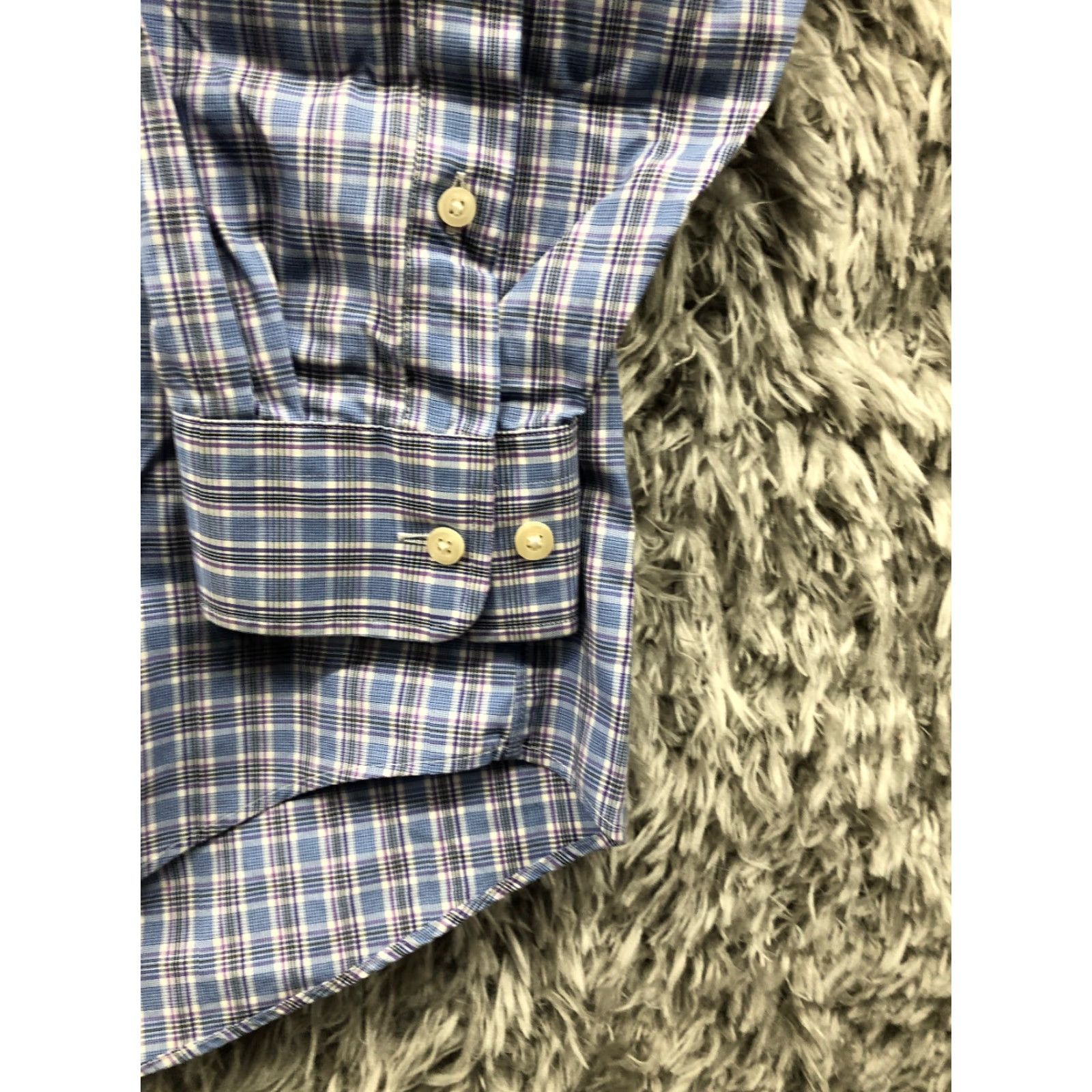 Vintage Kirkland Signature Shirt Mens Blue Plaid Long Sleeve Button-Down Collar L Size US L / EU 52-54 / 3 - 3 Thumbnail