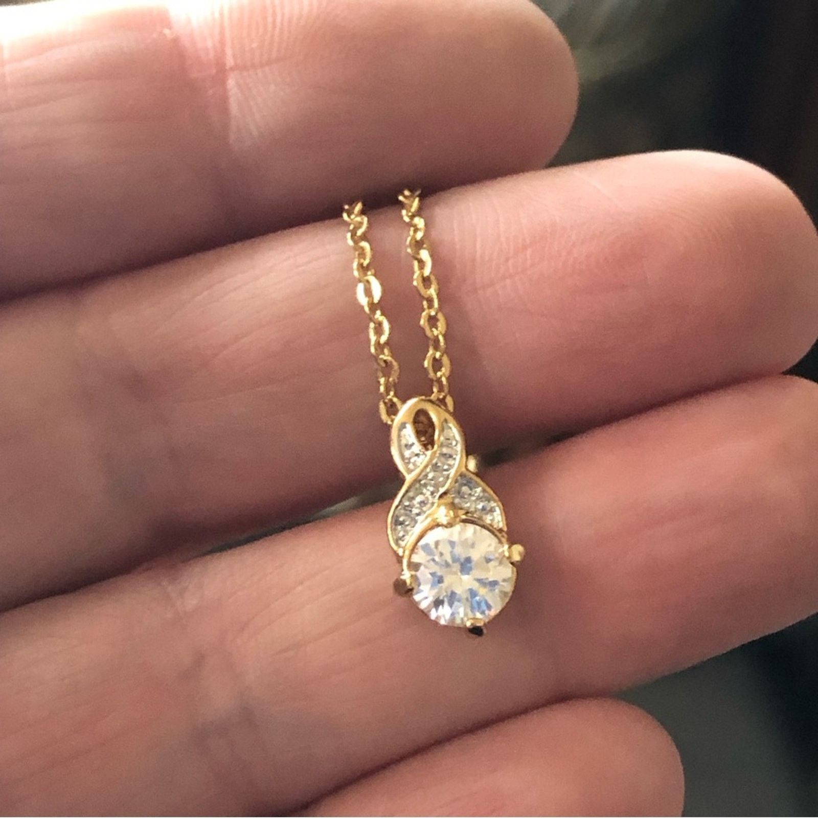 Vintage Vintage Lind 14kt gold simulated diamond jewelry set Size ONE SIZE - 2 Thumbnail