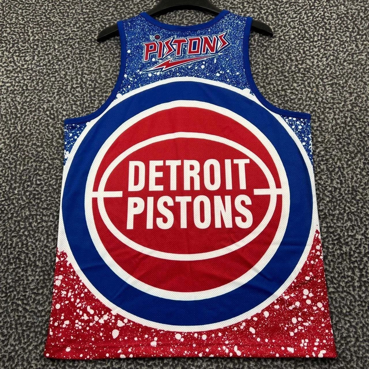 Mitchell & Ness Detroit Pistons Jersey Shirt Men NBA Sleeveless New S Size US S / EU 44-46 / 1 - 2 Thumbnail