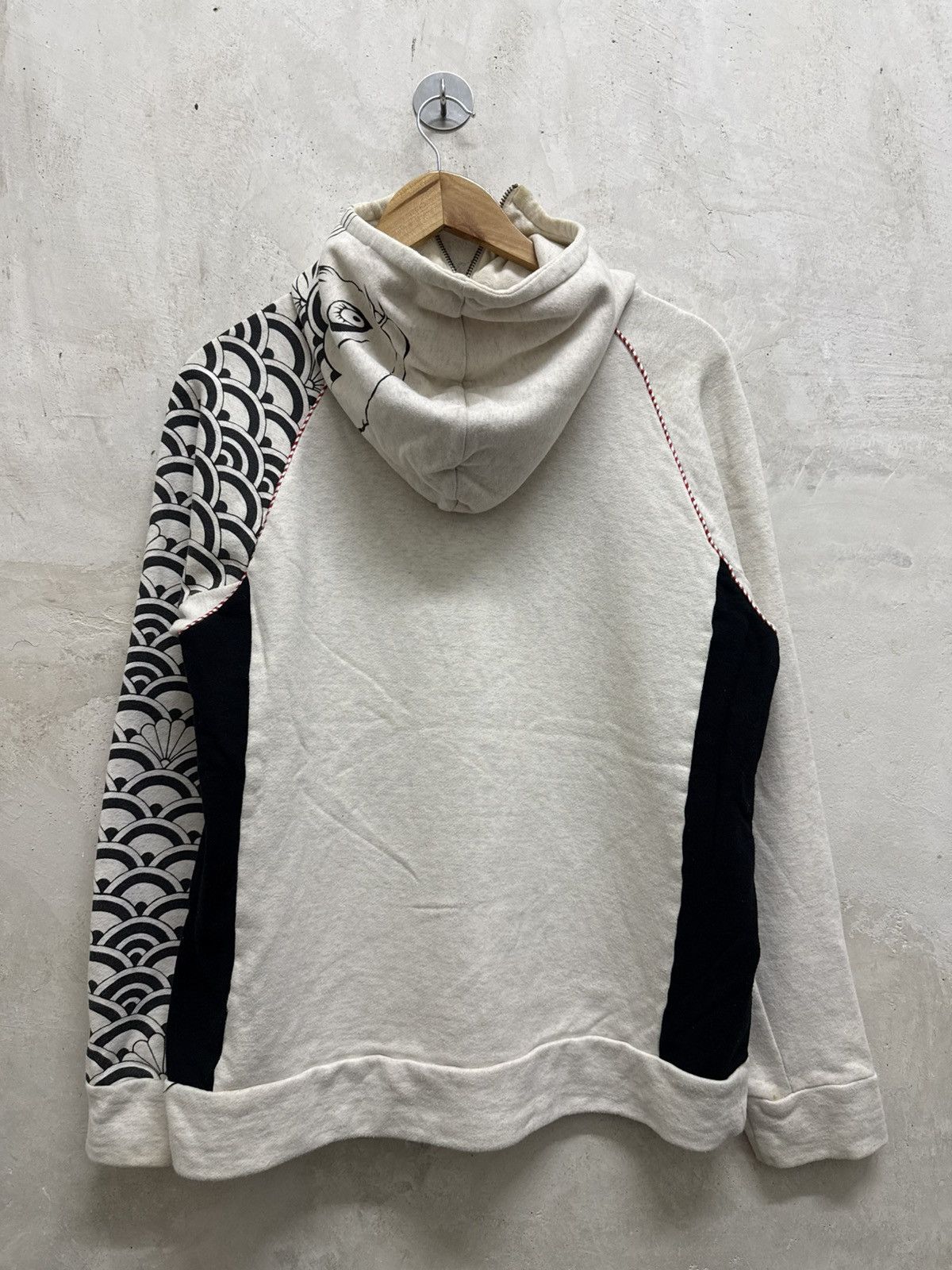 If Six Was Nine Japanese Sukajan Koi Tattoo Zip Up Hoodie Size US M / EU 48-50 / 2 - 4 Thumbnail