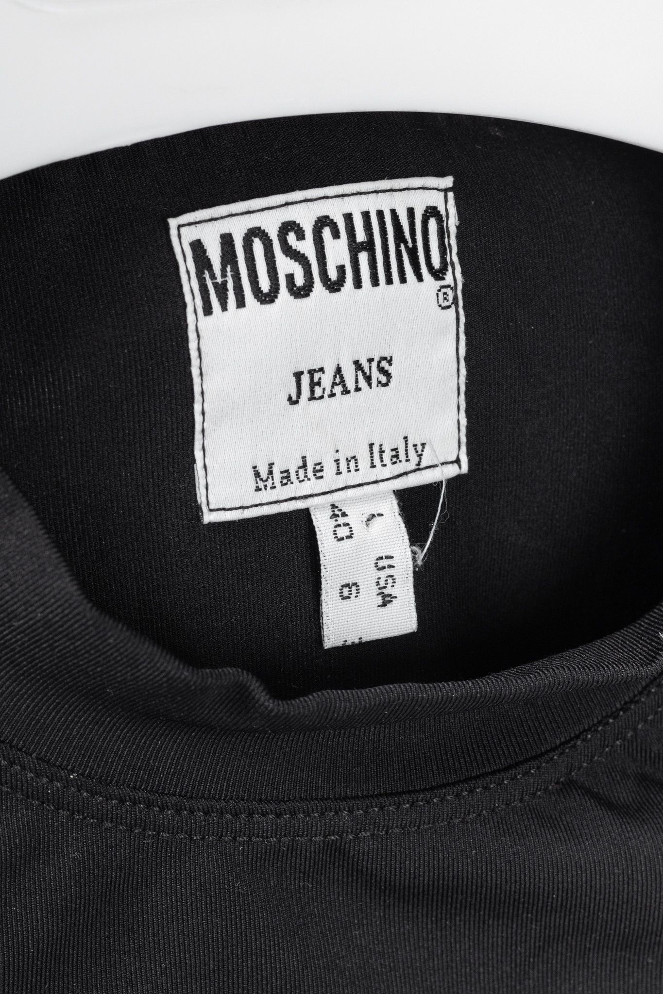 Moschino Moschino Jeans Jersey Printed Fur-Heart Long-Sleeve Top Size M / US 6-8 / IT 42-44 - 4 Thumbnail