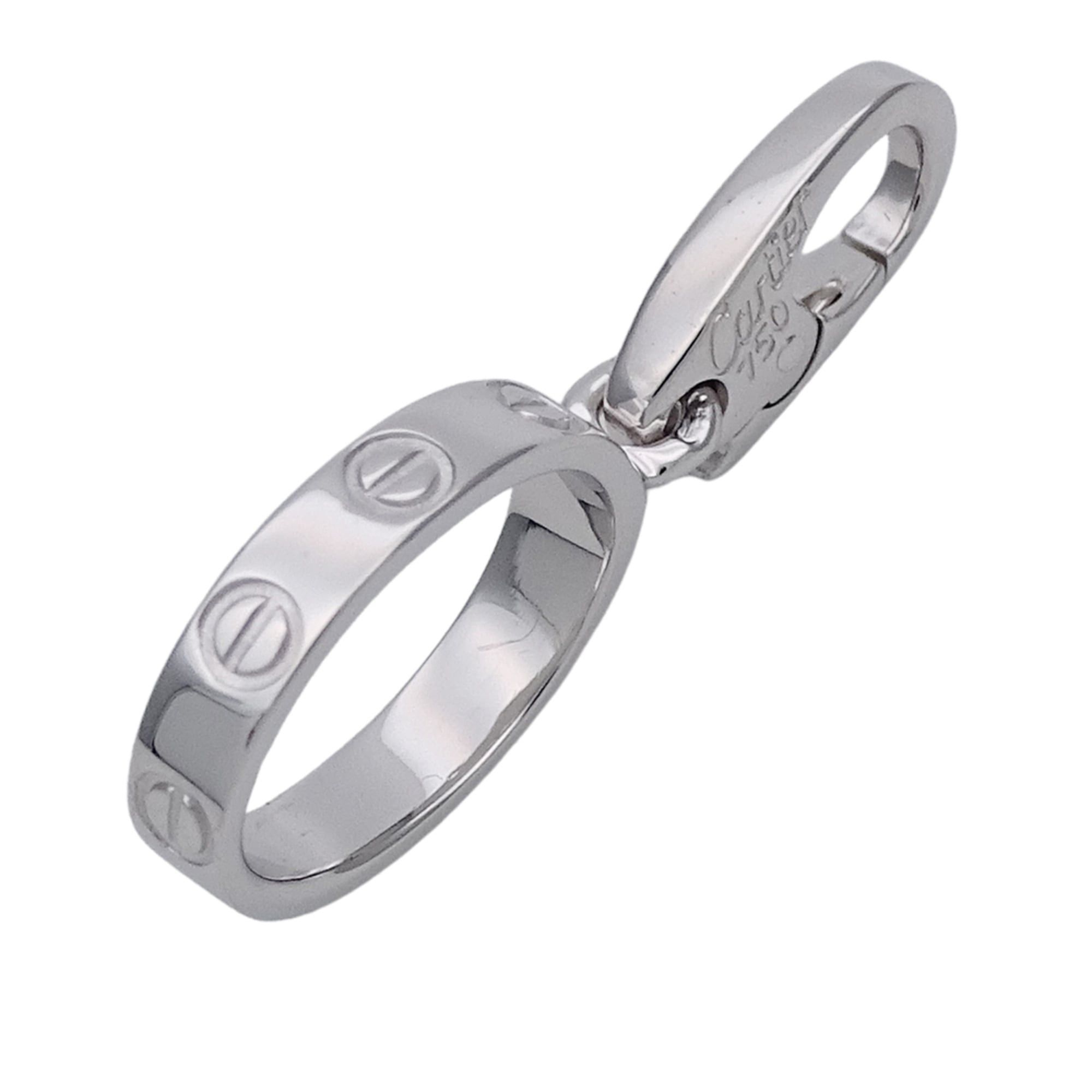 Cartier Cartier pendant top, women's and men's, brand charm, 750WG, Love, white gold jewelry. Size ONE SIZE - 1 Thumbnail