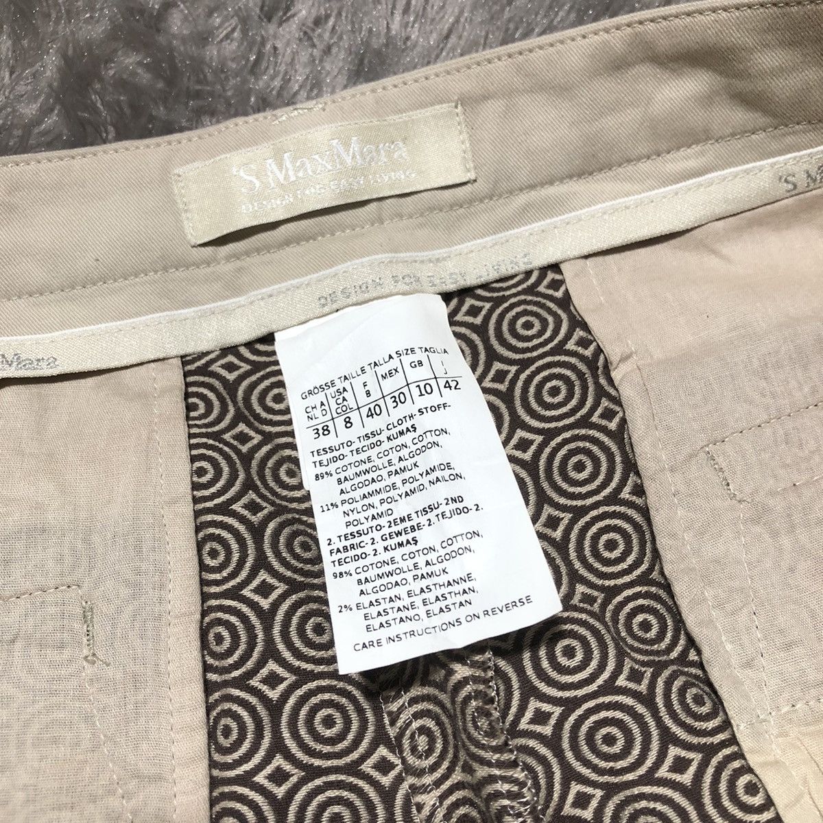 Max Mara ‘S Max Mara Monogram Pants Size 30" / US 8 / IT 44 - 6 Thumbnail