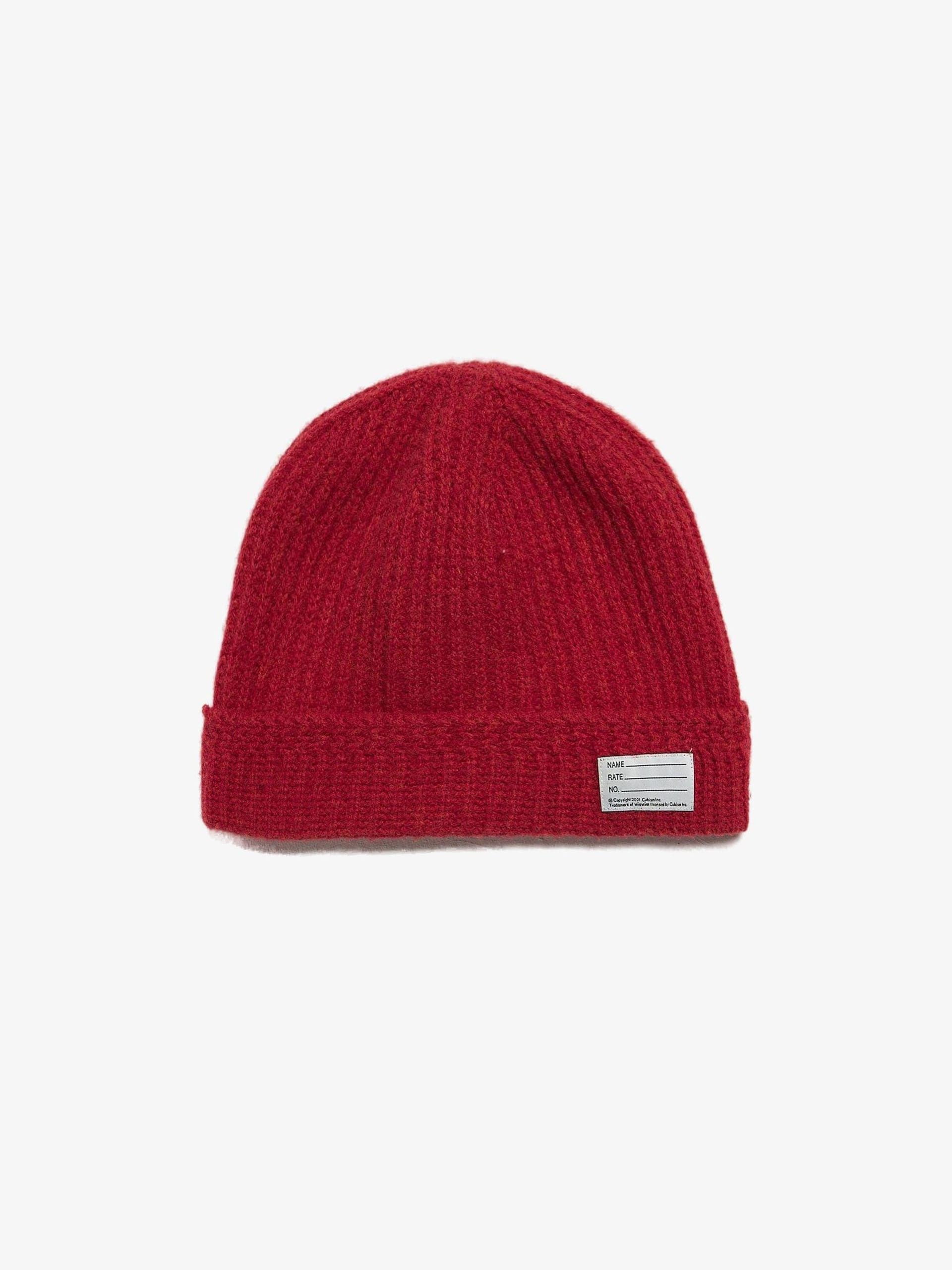 Visvim Red Logo Patched Cotton Hat Size ONE SIZE - 1 Thumbnail