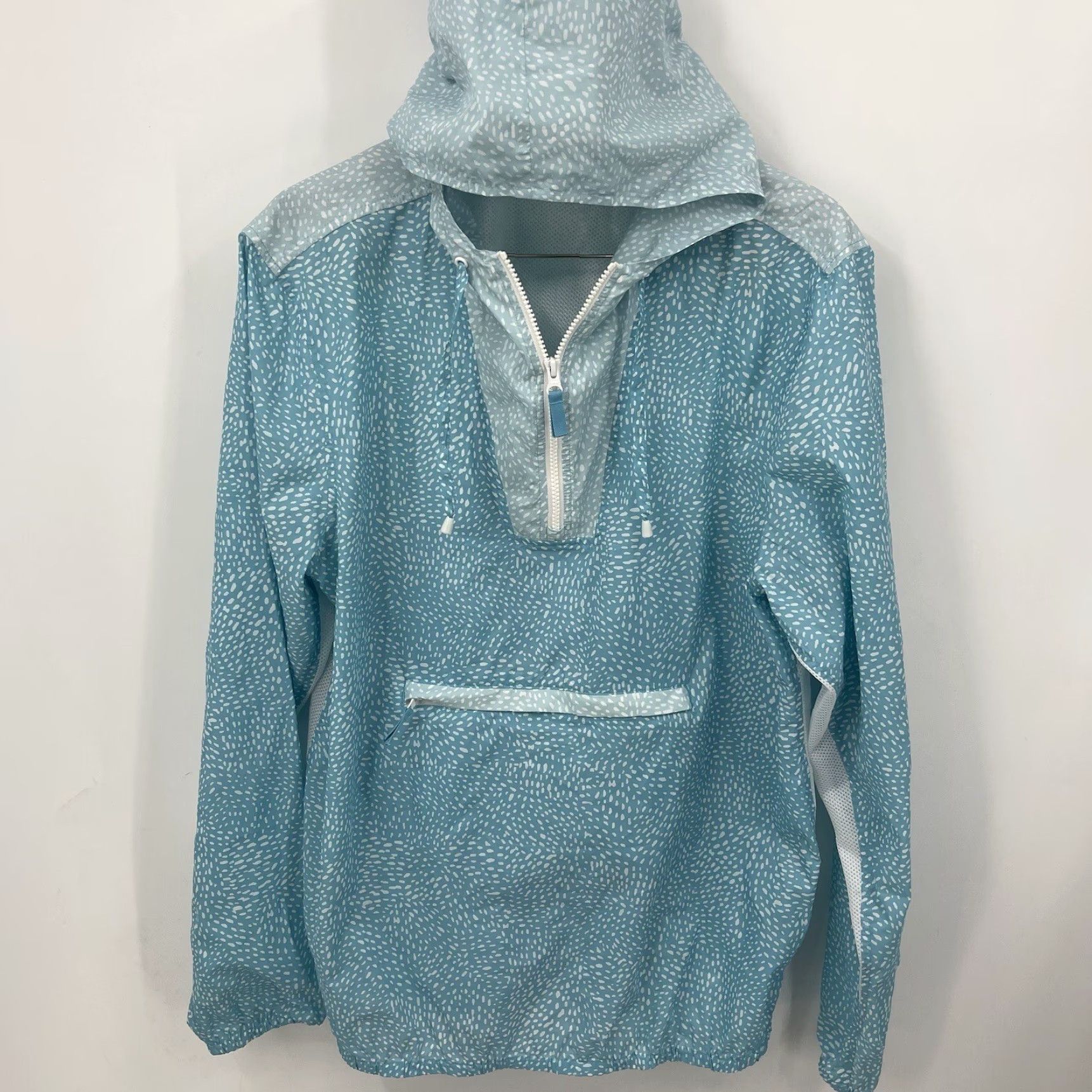 Chubbies Chubbies Packable Windbreaker Men L Blue Floral Pattern 90s Hike Zip Jacket Adults Mens Size US L / EU 52-54 / 3 - 2 Thumbnail