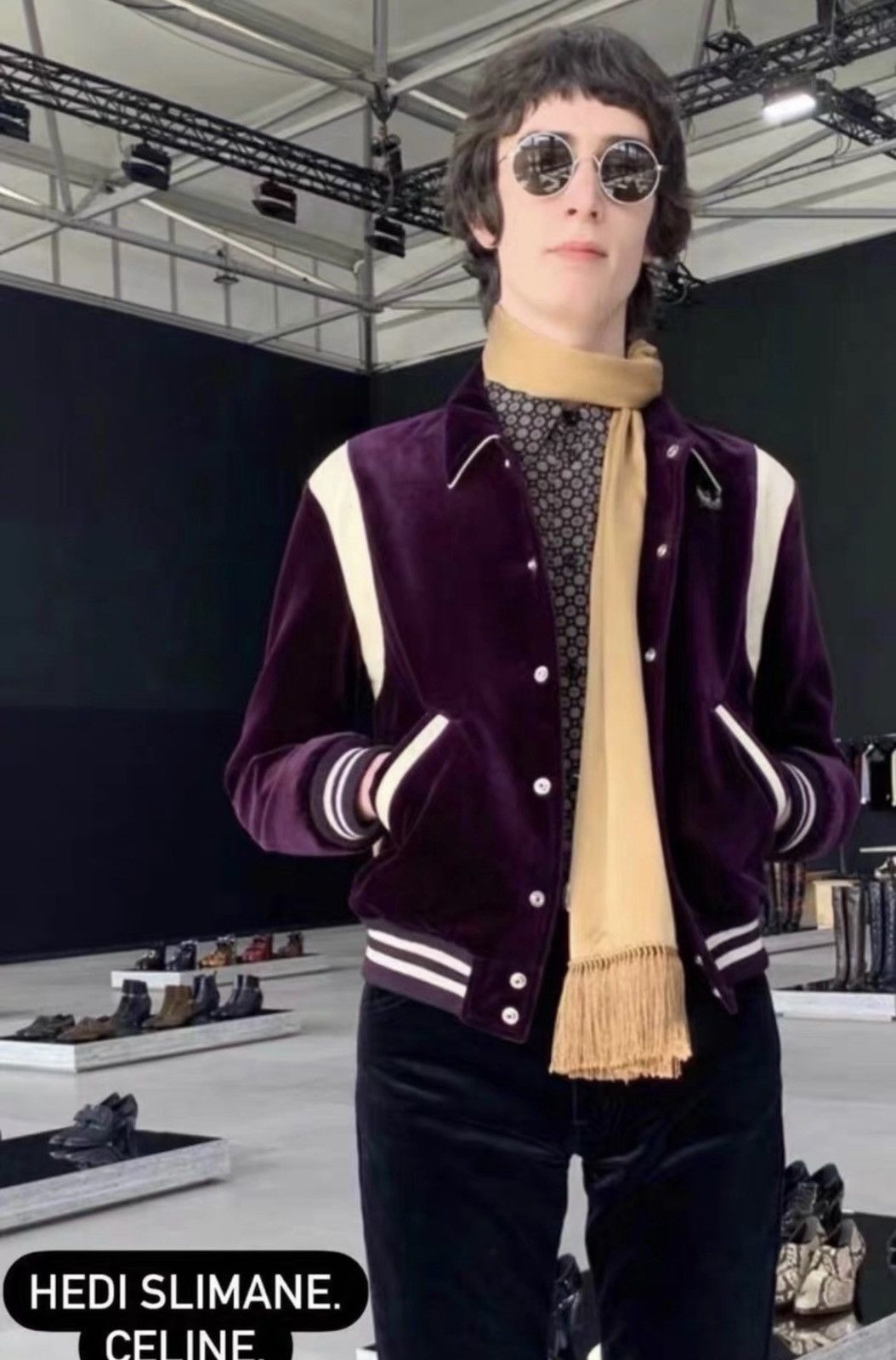 Celine *RARE* Celine FW20 Purple Teddy Jacket Size US L / EU 52-54 / 3 - 6 Thumbnail