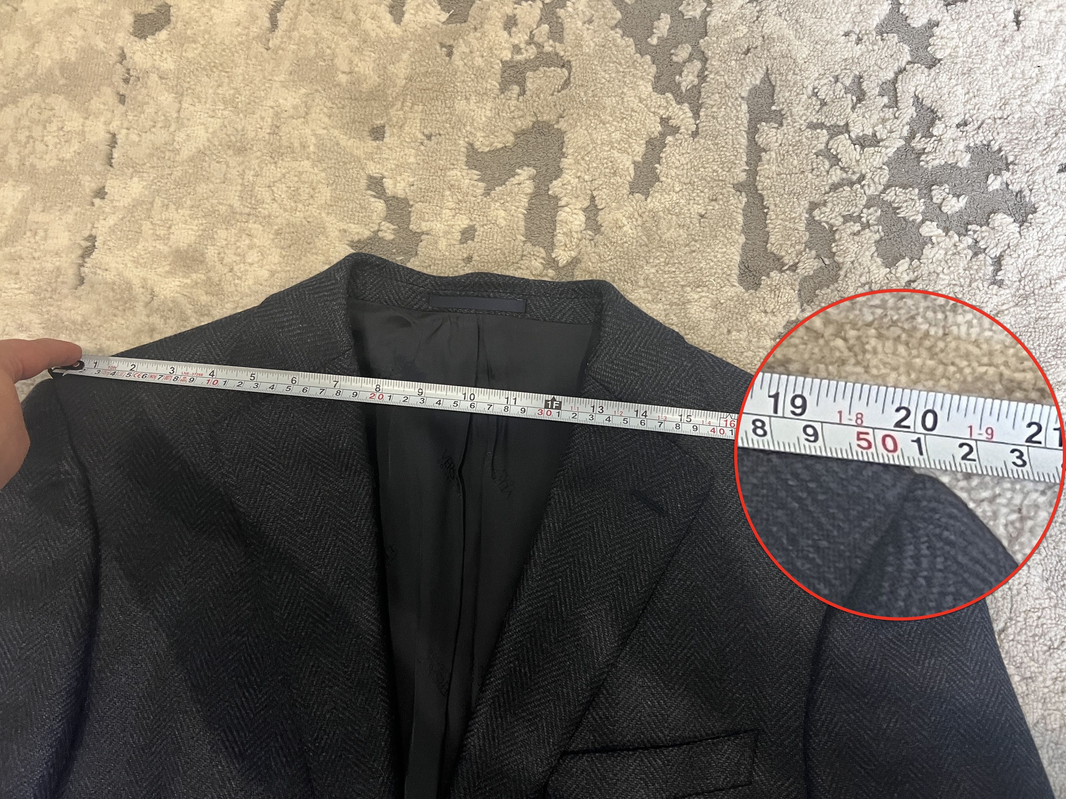 Versace Versace Collection Wool Blazer Jacket Herringbone Size 56R Size 54R - 17 Thumbnail
