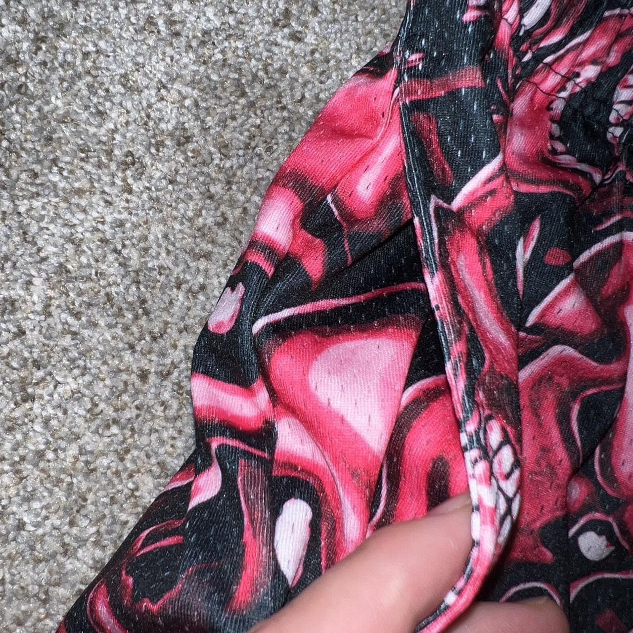 Other liquid blue skull style print red shorts mesh Size US 32 / EU 48 - 6 Thumbnail