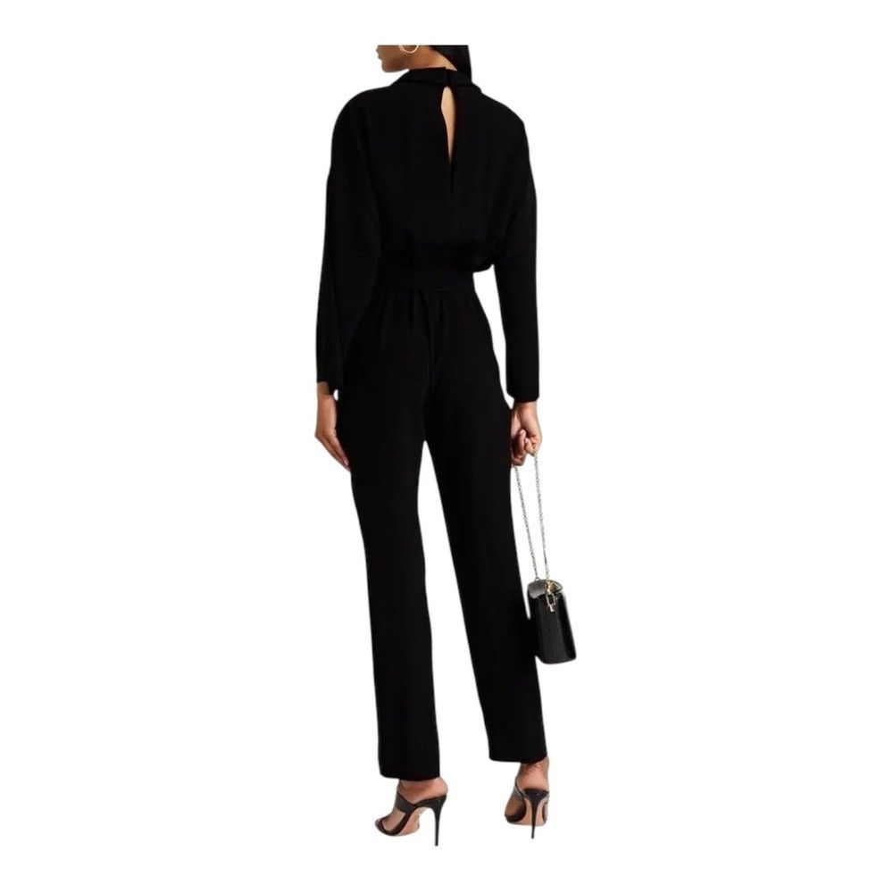 Maje Maje Black Horsebit Detail Jumpsuit NWT Size 34/2/XS Belted Size 26" / US 2 / IT 38 - 2 Thumbnail