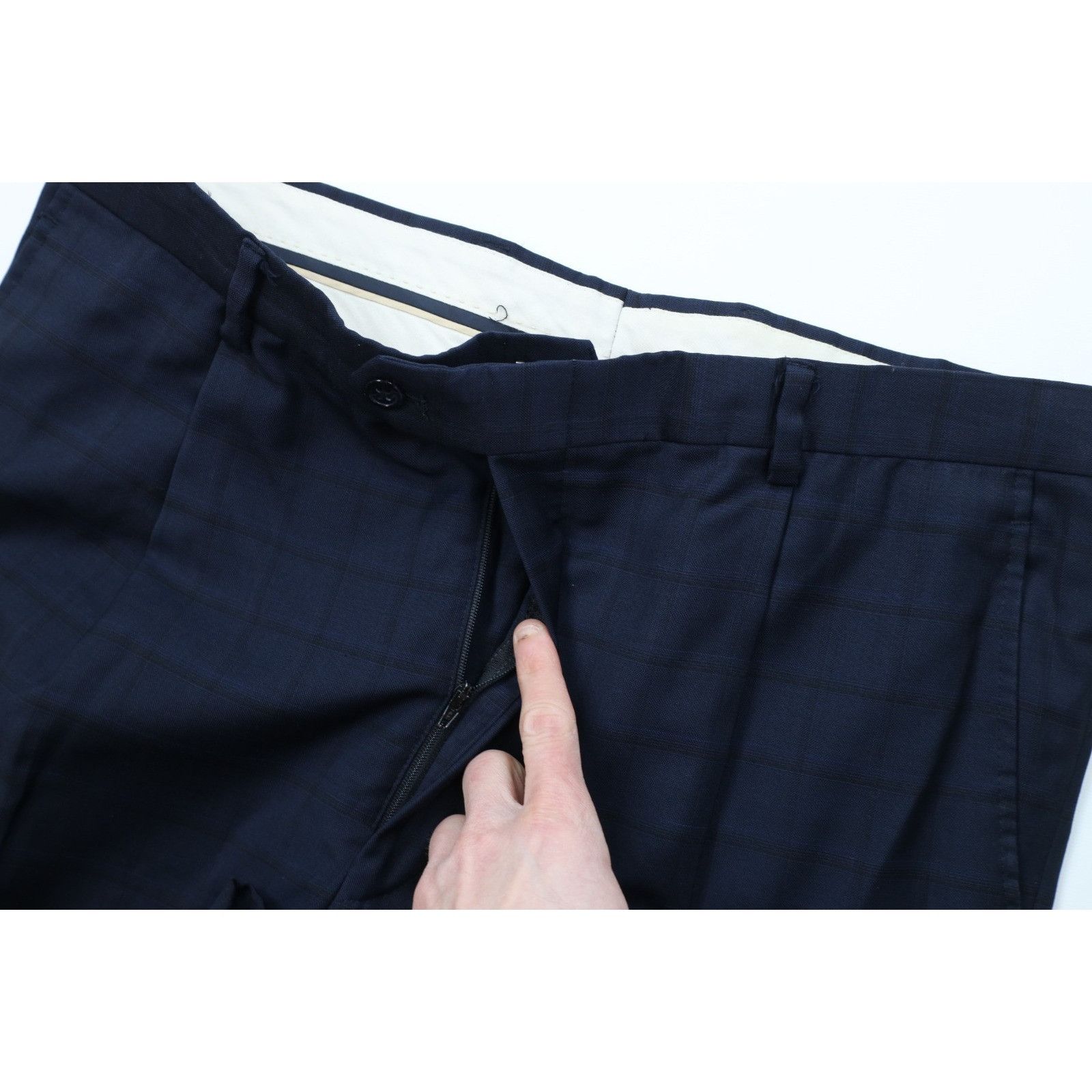 Vintage Vintage 90s Streetwear Wool 2 Piece Suit Plaid Size 42L - 14 Thumbnail