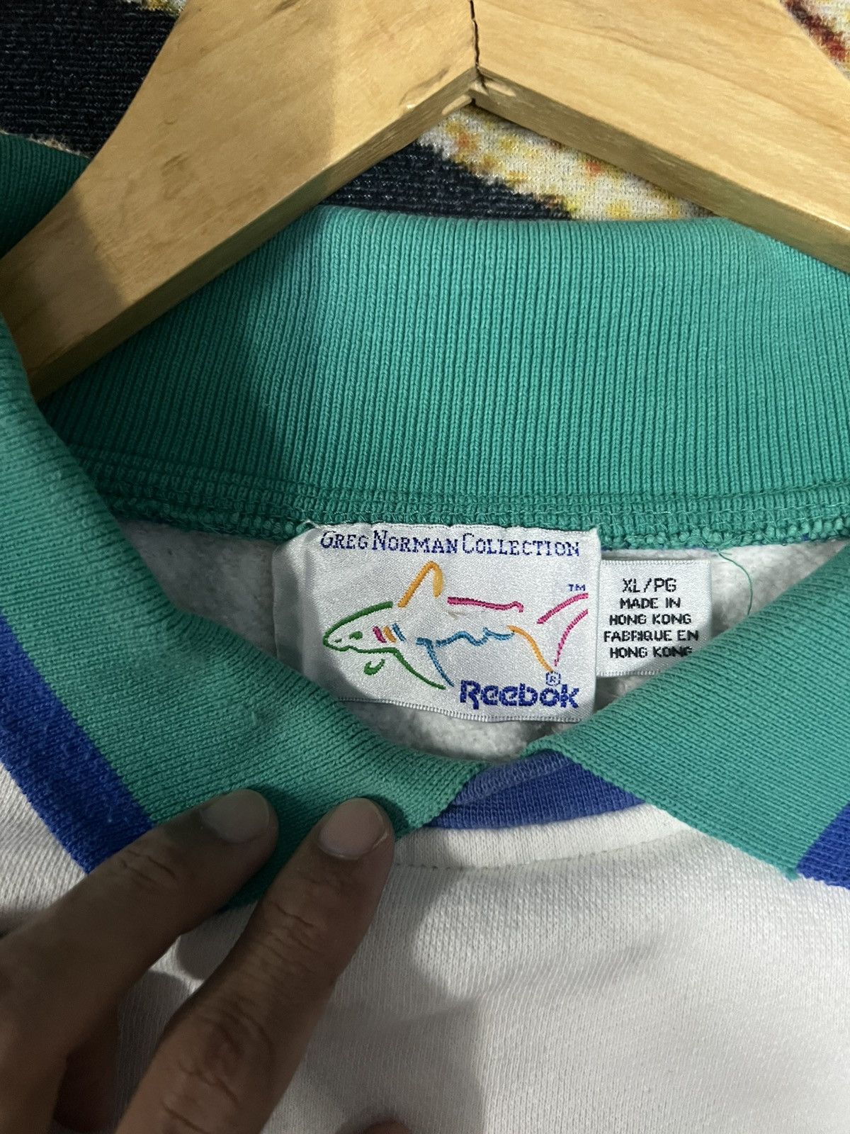 Reebok × Vintage Vintage Reebok 90’s Sweatshirt Size US XL / EU 56 / 4 - 7 Thumbnail