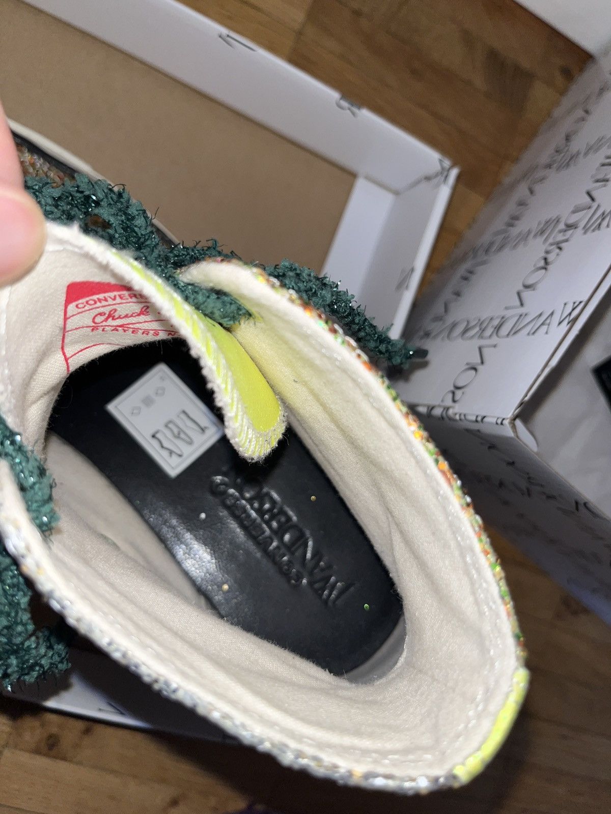 Converse × JW Anderson JW Anderson x Converse Glitter Size US 7.5 / EU 40-41 - 4 Thumbnail
