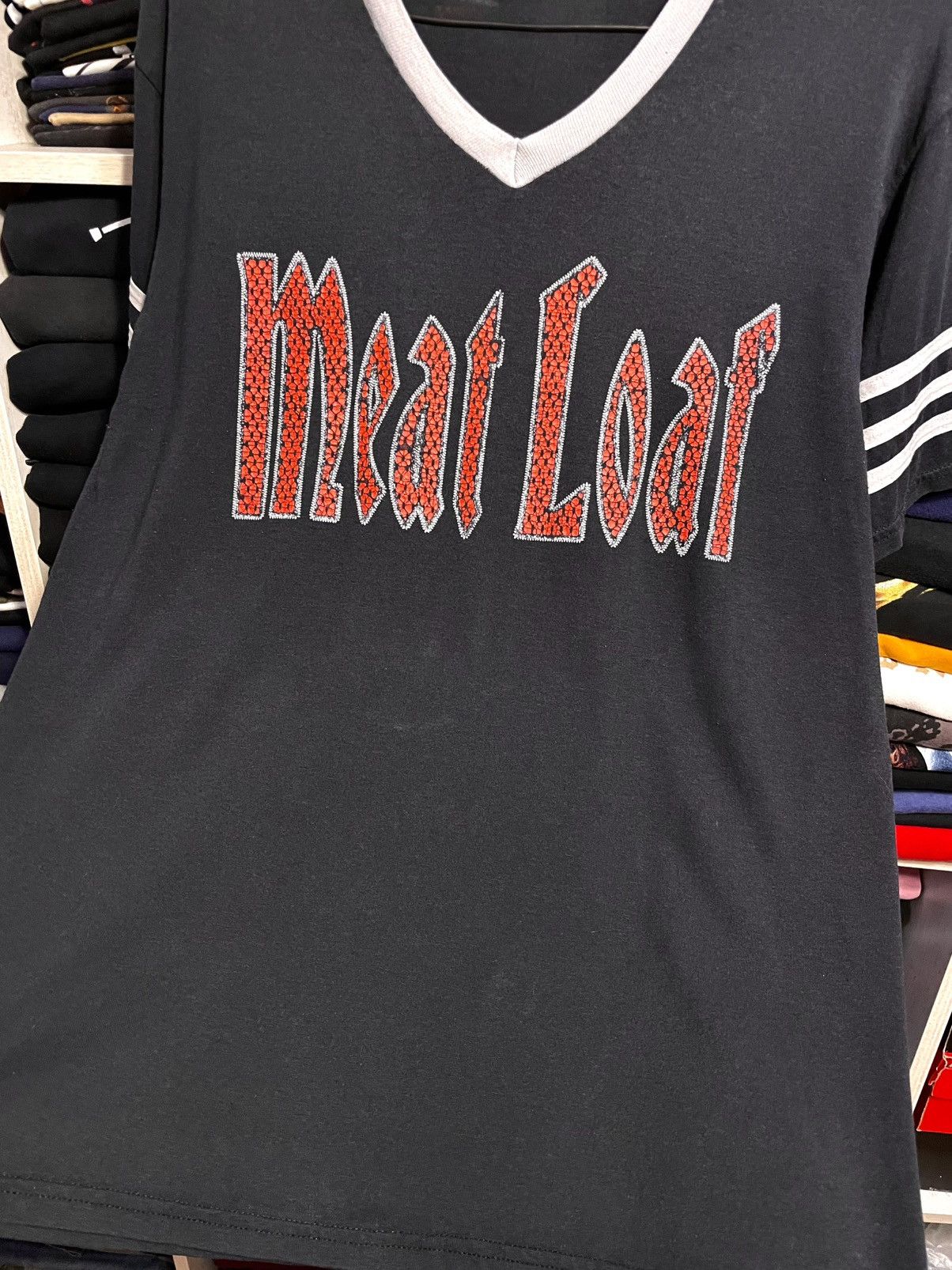 Band Tees Vintage 00s Meat Loaf 07 Rock Band T-Shirt Jersey Faded Size US L / EU 52-54 / 3 - 13 Thumbnail