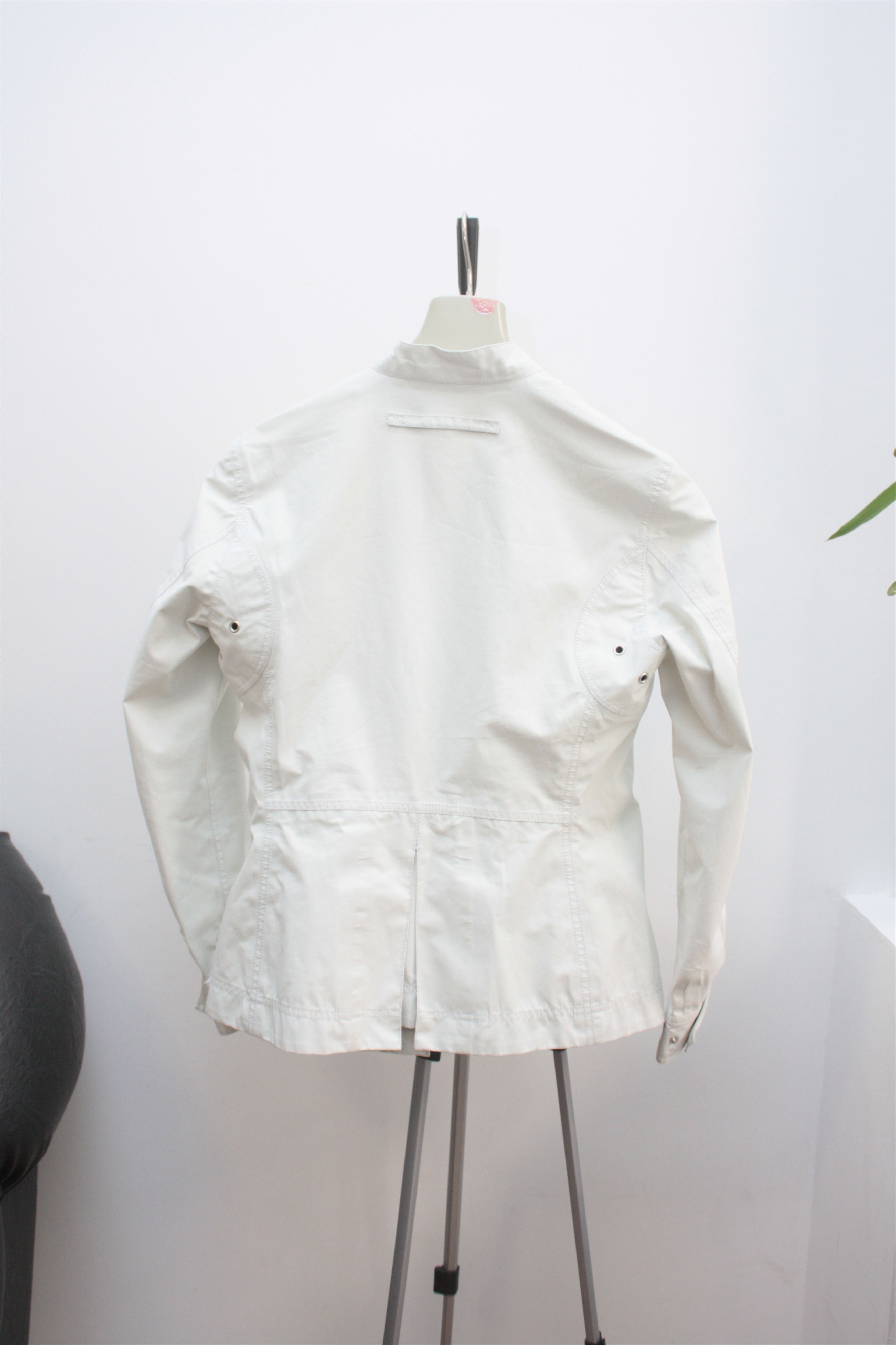Prada Prada Gore-Tex Cream White Jacket Women's 44 Size M / US 6-8 / IT 42-44 - 7 Thumbnail