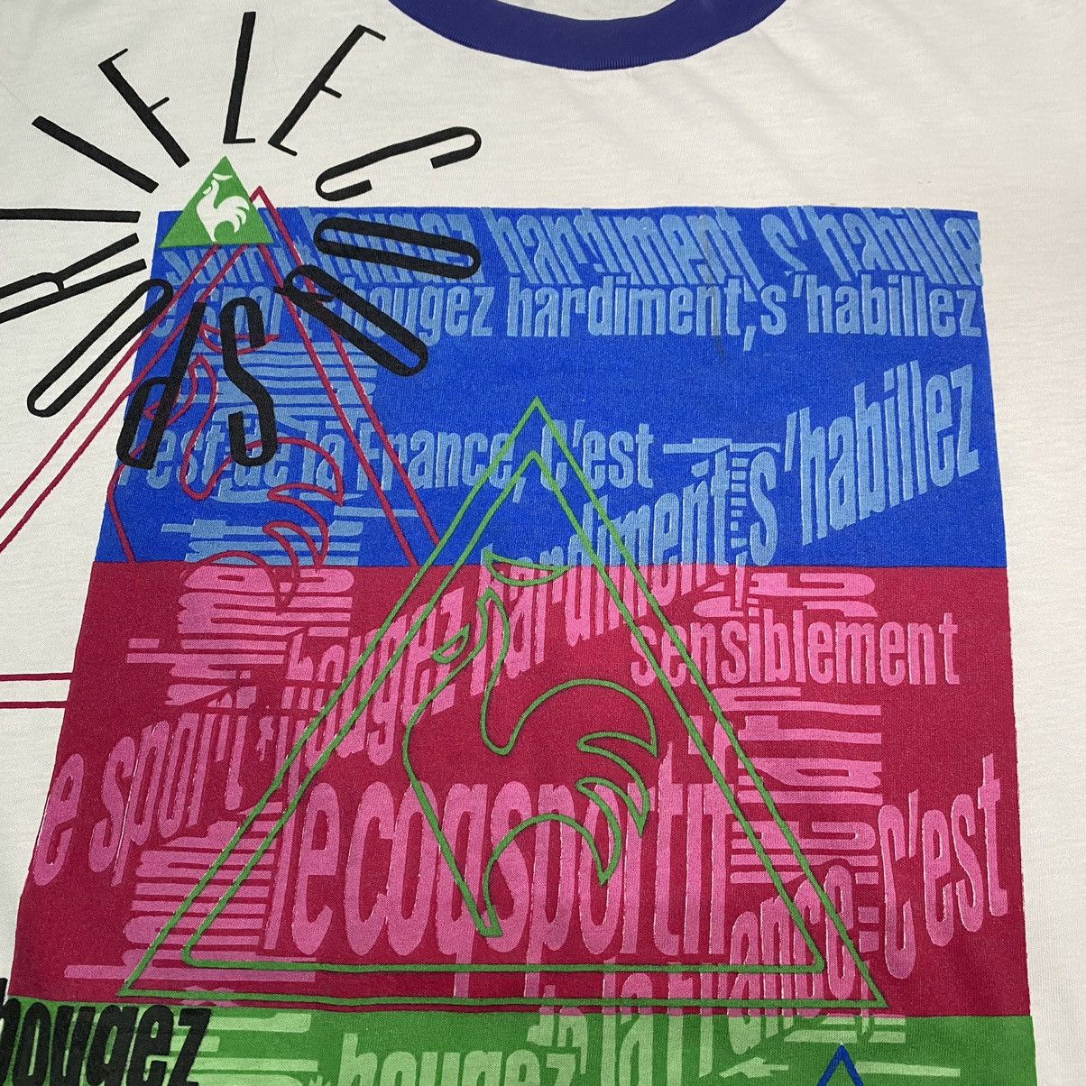 Le Coq Sportif × Vintage Vintage 90’s Le coq Sportif Sportswear T Shirt Size US M / EU 48-50 / 2 - 8 Thumbnail