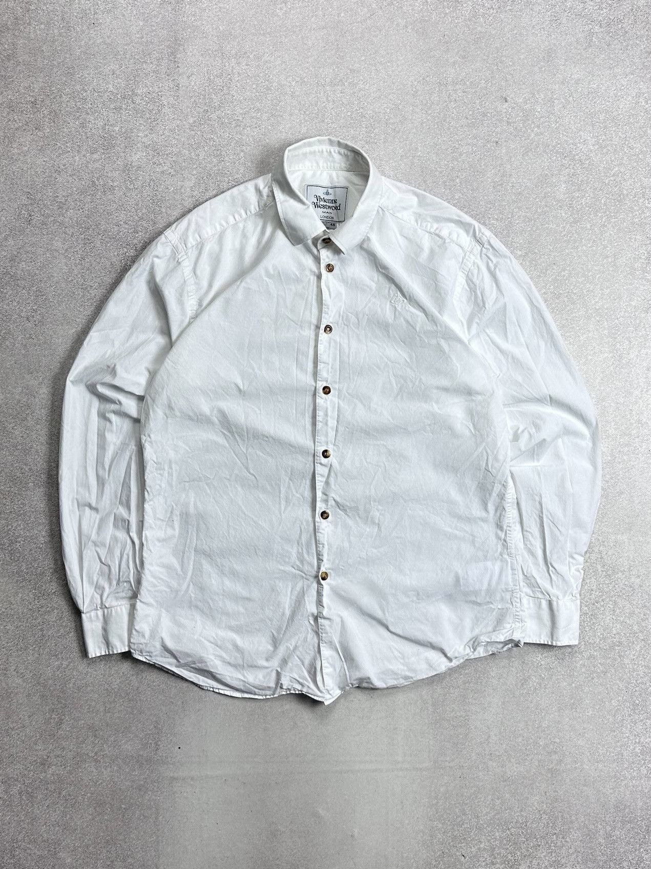 Vivienne Westwood Vintage Vivienne Westwood White Shirt M Size US M / EU 48-50 / 2 - 1 Thumbnail