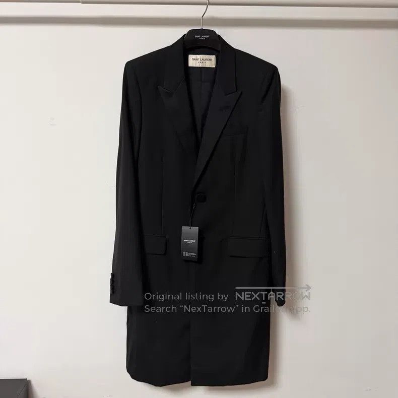 Saint Laurent Paris Saint Laurent Paris Sword Collar Black Smoking Coat i Size US M / EU 48-50 / 2 - 1 Thumbnail