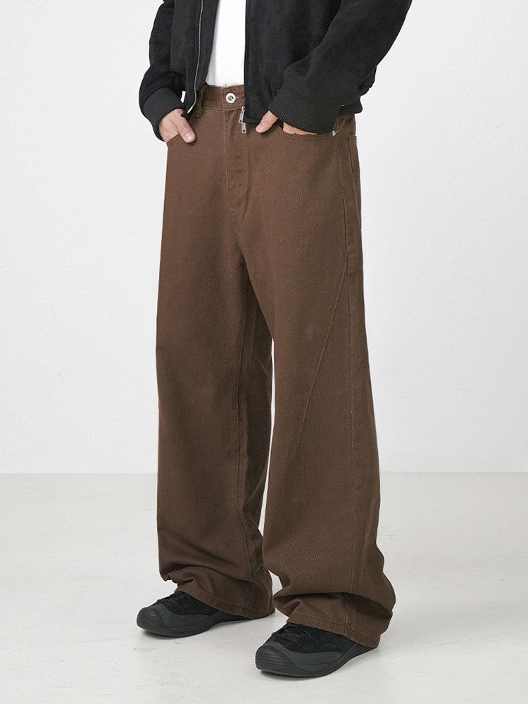 Japanese Brand × Jean Retro loose straight leg wide leg jeans Size US 32 / EU 48 - 1 Thumbnail
