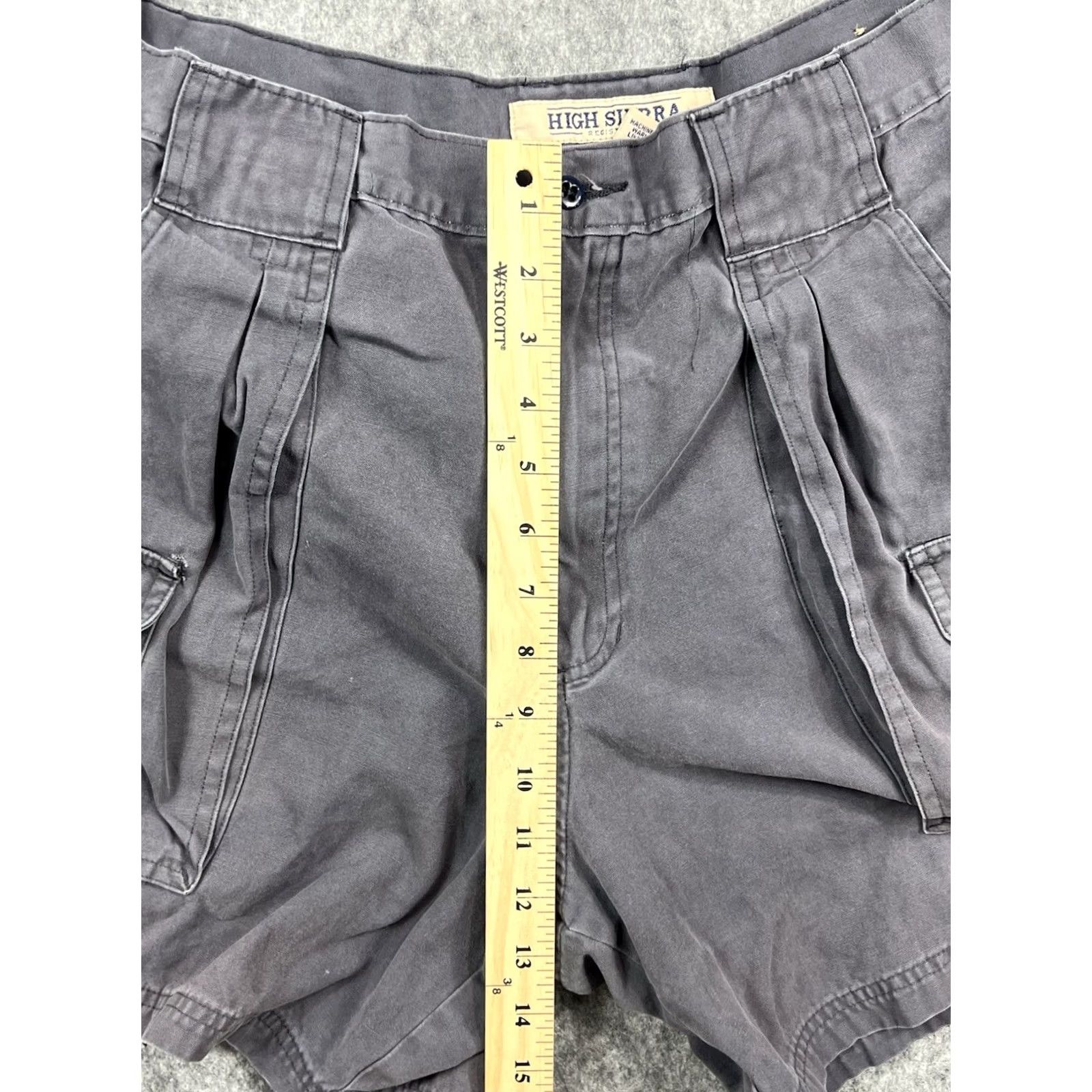High Sierra VINTAGE High Sierra Cargo Shorts Mens Cotton Navy Gray 38 Regular Pockets Outdoor/Casual Shirt/Shorts Size US 38 / EU 54 - 2 Thumbnail