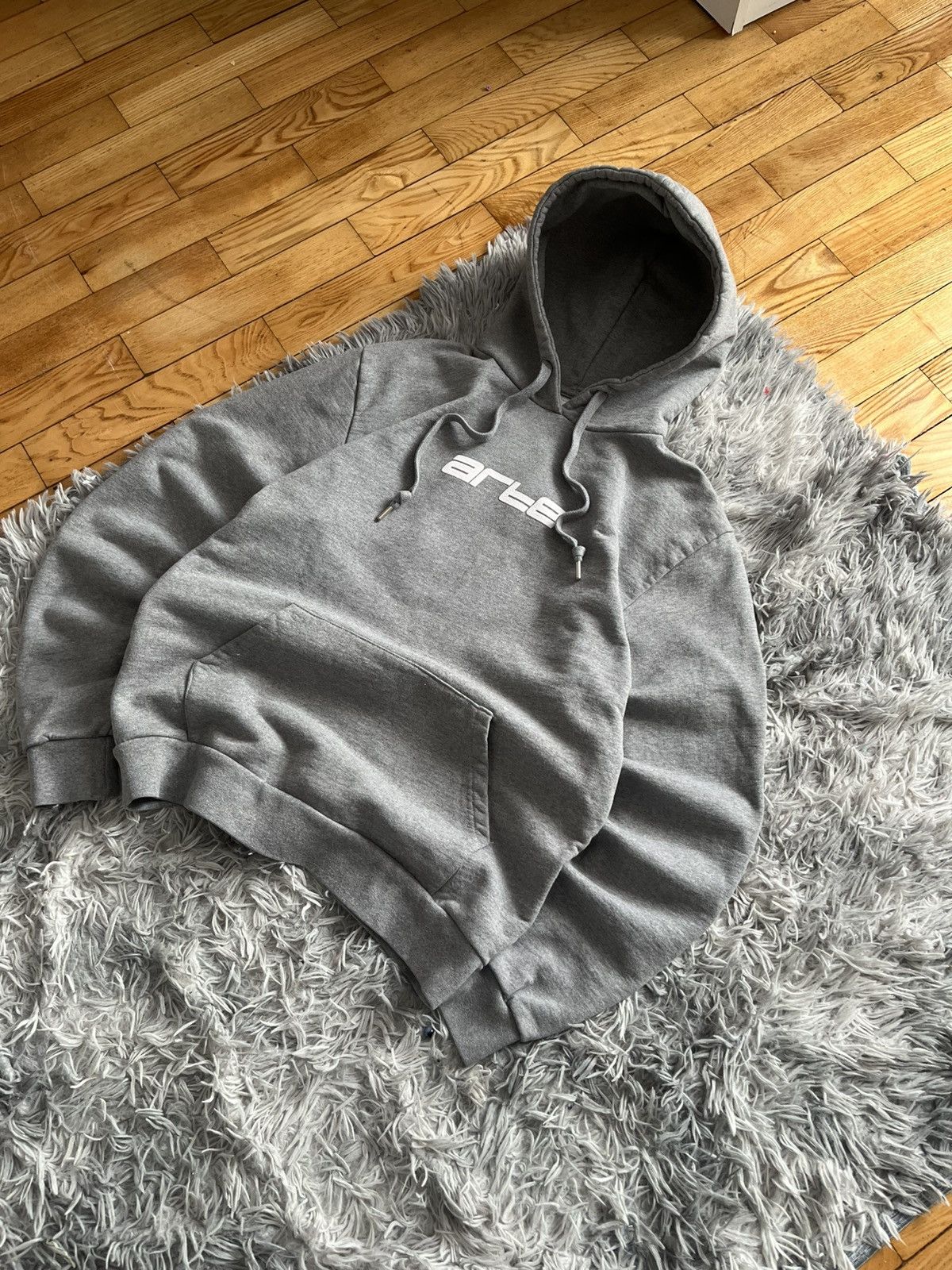 Arte Antwerp Arte Antwerp Heavyweight Logo Hoodie Grey Size M Size US M / EU 48-50 / 2 - 4 Thumbnail