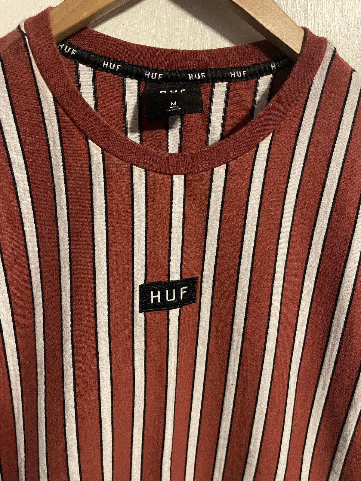 Huf Huf Striped Tee Size US M / EU 48-50 / 2 - 2 Thumbnail