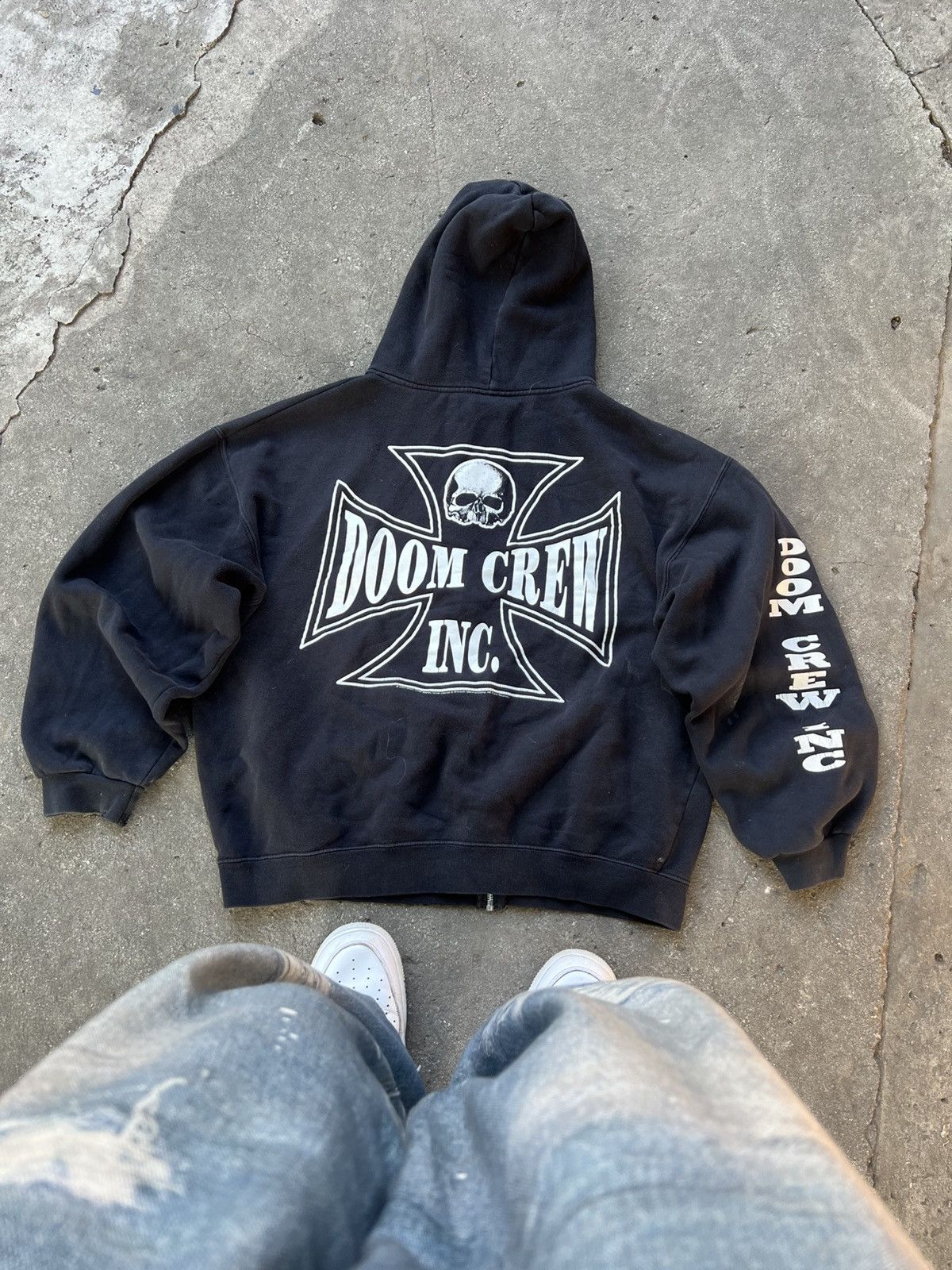 Band Tees 2005 VINTAGE BLACK LABEL SOCIETY DOOM CREW INC ZIP HOODIE Size US XL / EU 56 / 4 - 1 Thumbnail