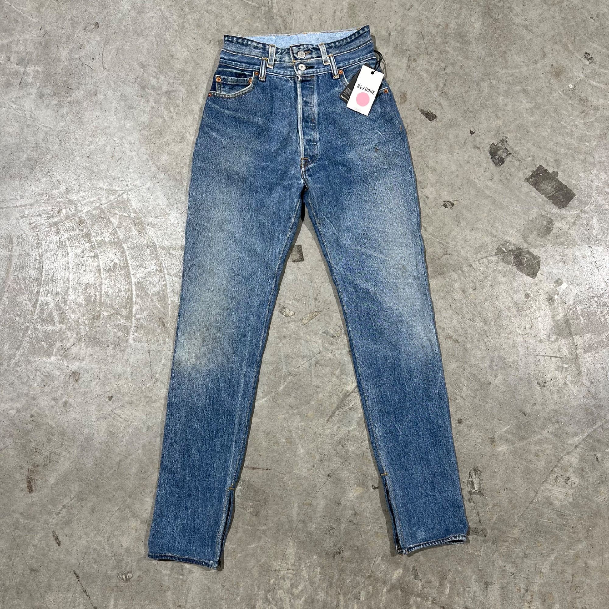 Levi's × RE/DONE $943 NWT RE/DONE x LEVI'S Double Waisted Drainpipe Sz 25 Size 25" / US 0 / IT 36 - 2 Thumbnail