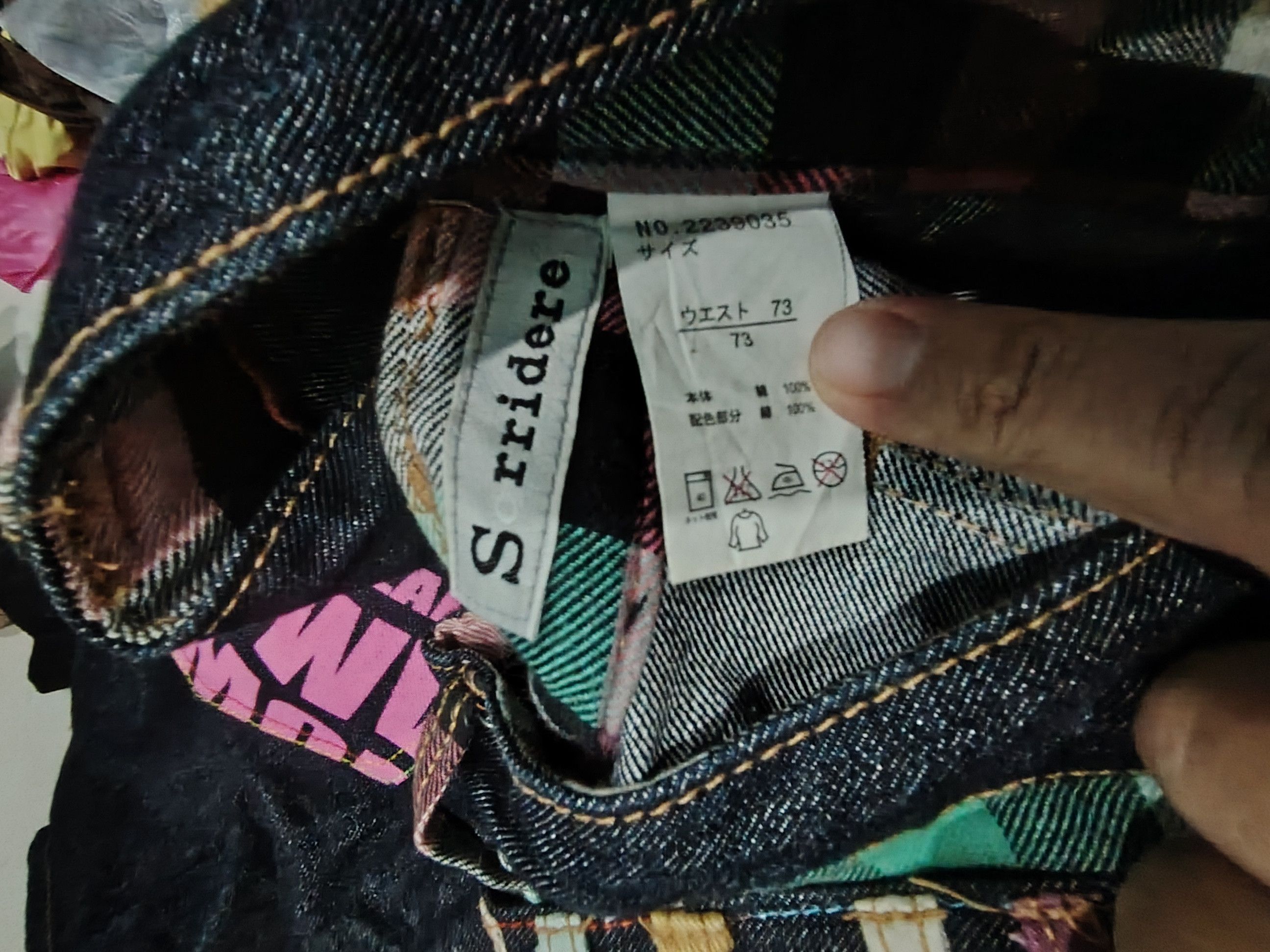 Japanese Brand Vintage Sorridere Japan Double Waist Jeans Size US 32 / EU 48 - 6 Thumbnail