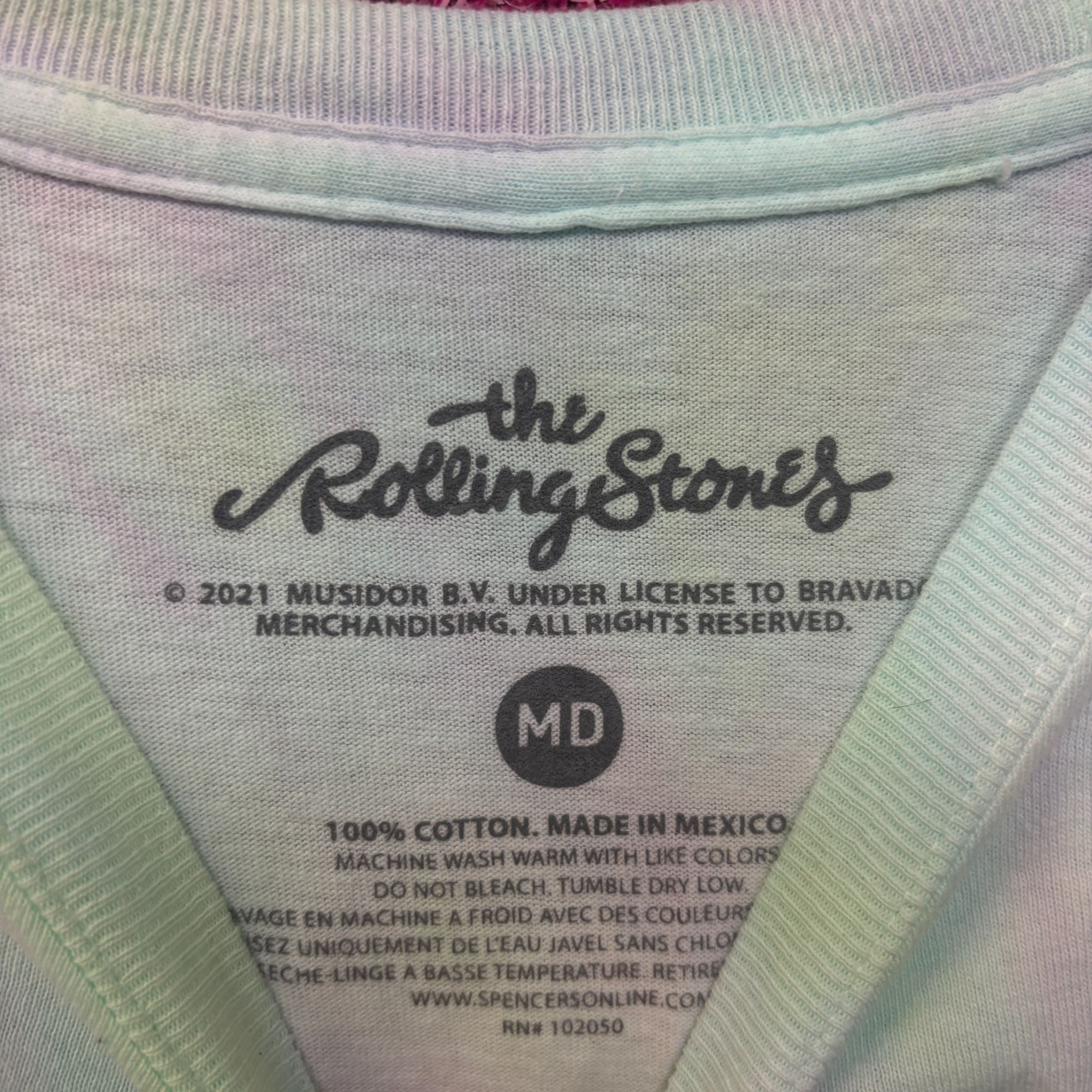 The Rolling Stones The Rolling Stones Hot Lips Pop Art Rock Pastel Tie Dye M Size US M / EU 48-50 / 2 - 4 Thumbnail