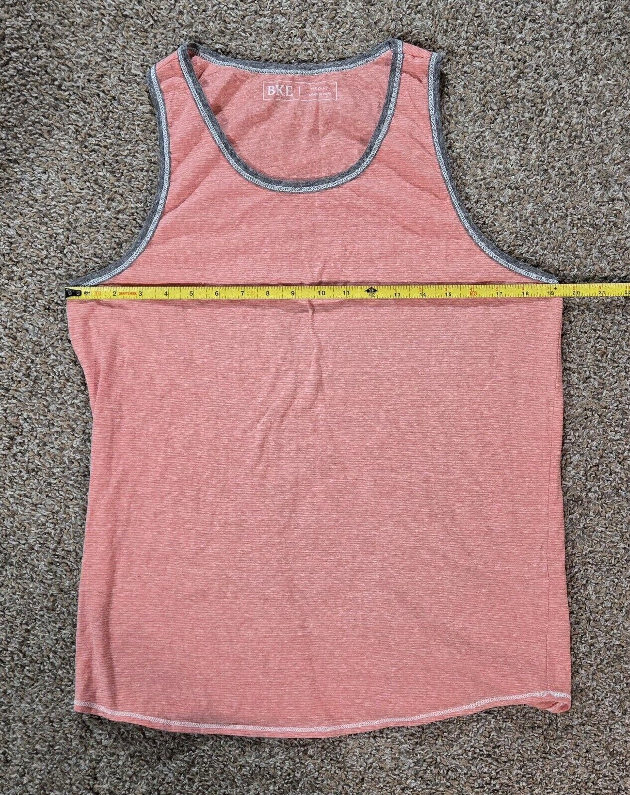 BKE BKE Red Heathered Tank Top With Grey Piping Size Medium Size US M / EU 48-50 / 2 - 6 Thumbnail