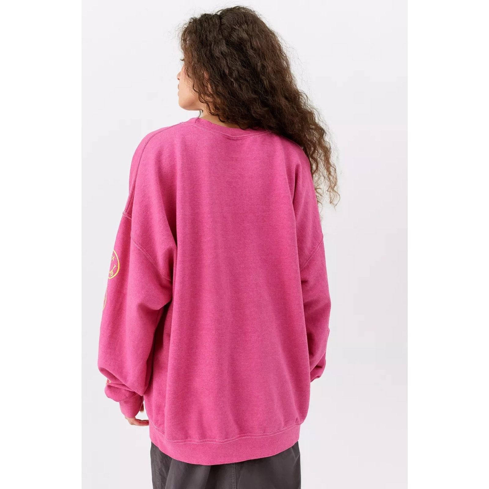Urban Outfitters Urban Outfitters Oversized Sweatshirt Spiral Crewneck Pink Size XL / US 12-14 / IT 48-50 - 3 Thumbnail