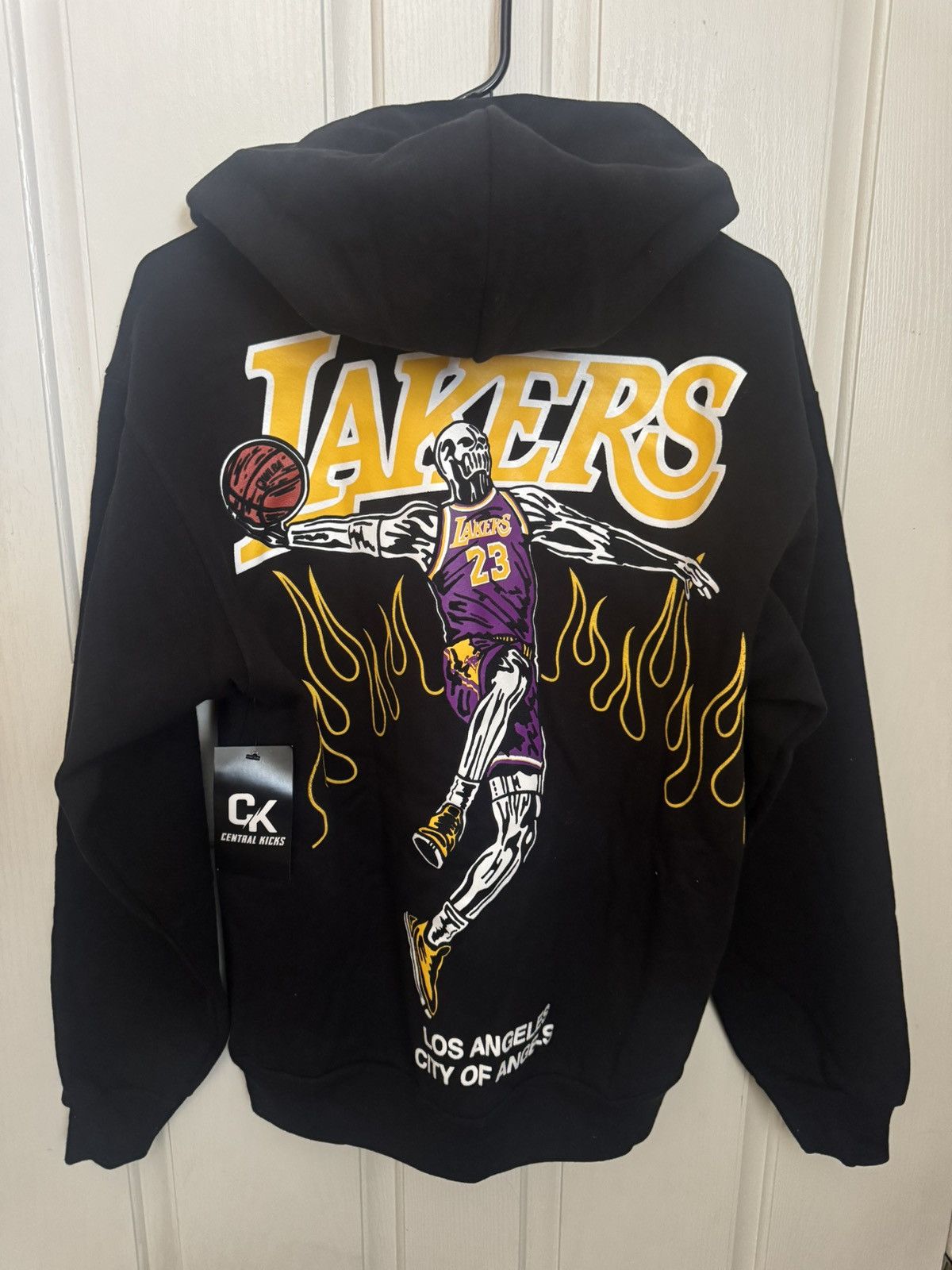 WARREN LOTAS レイカーズ Lakers パーカー ブラック コラボ Warren Lotas Lakers Hoodie | Grailed