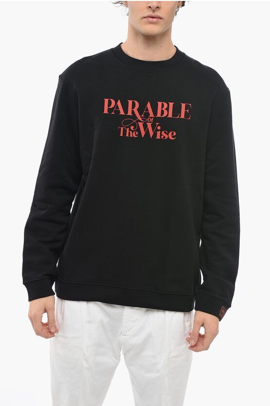 Raf Simons CC000021 Paranle Of The Wise Sweatshirt in Black Size US XL / EU 56 / 4 - 1 Thumbnail